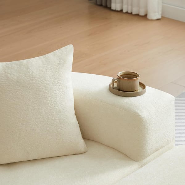 Loft Multifunctional Round Convertible Sofa Bed(Compressed Packaging) - Beige