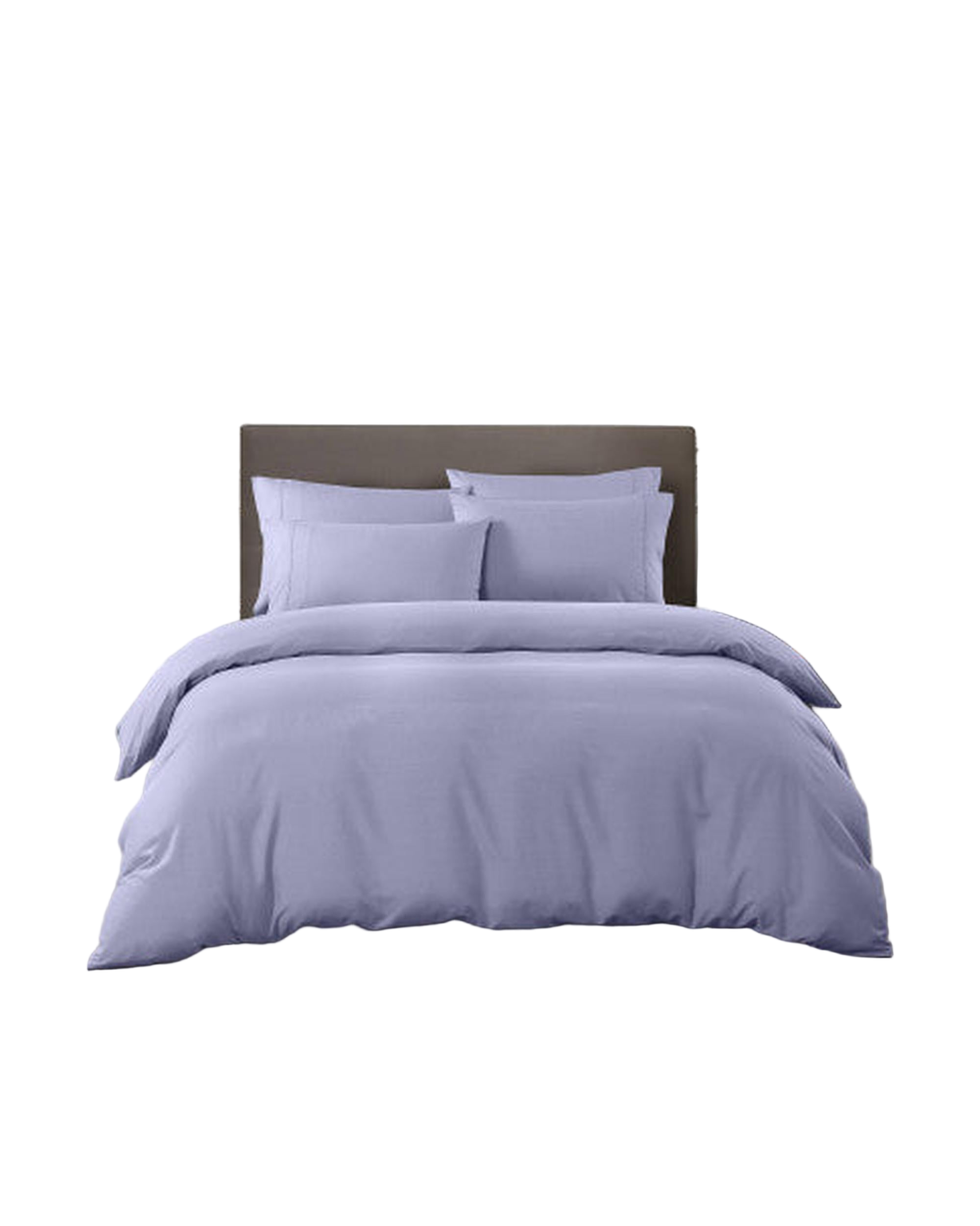 Royal Comfort 2000TC 6 Piece Bamboo Sheet & Quilt Cover Set Cooling Breathable - LILAC GREY Royal Comfort