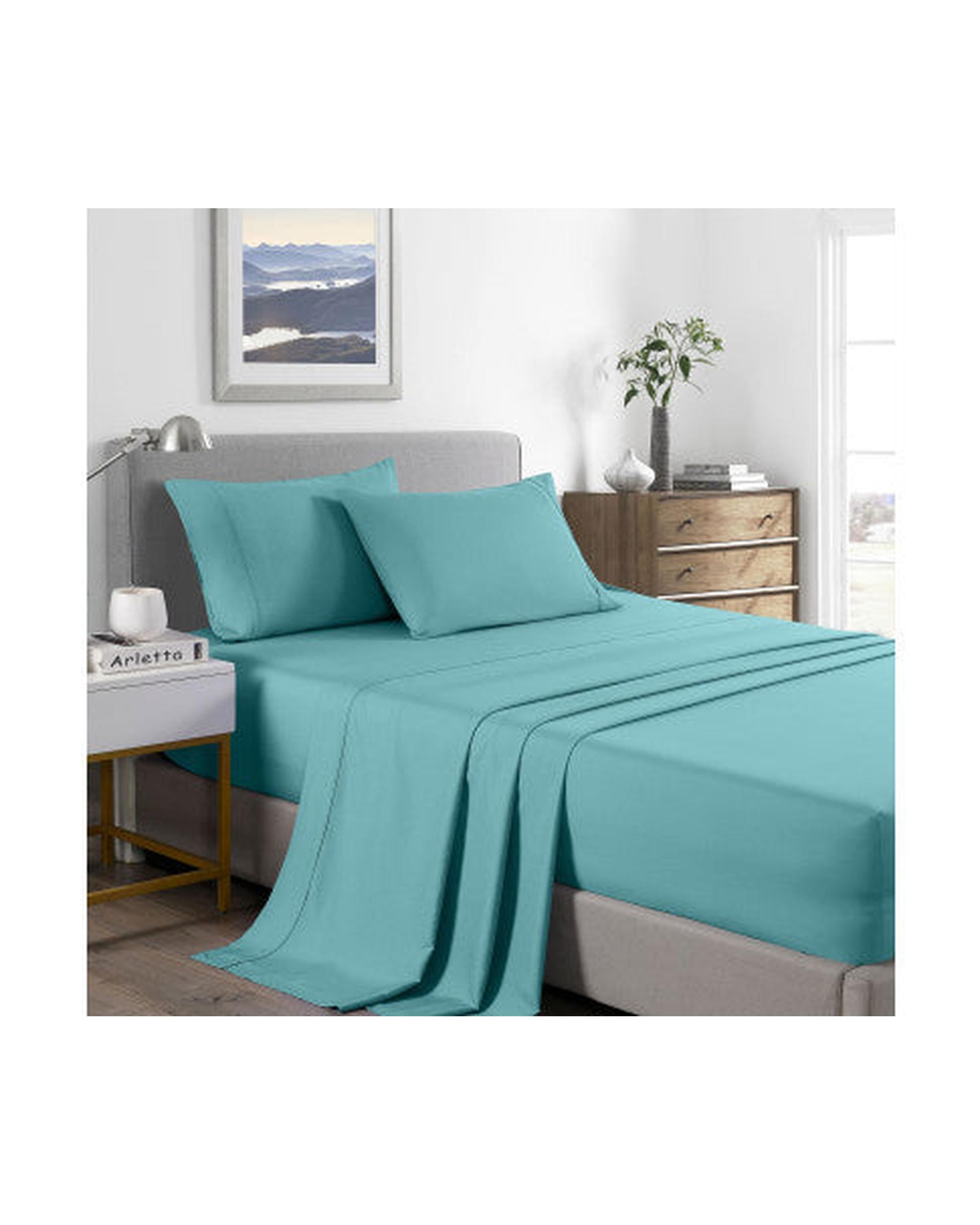 Royal Comfort 2000 Thread Count Bamboo Cooling Sheet Set Ultra Soft Bedding Royal Comfort