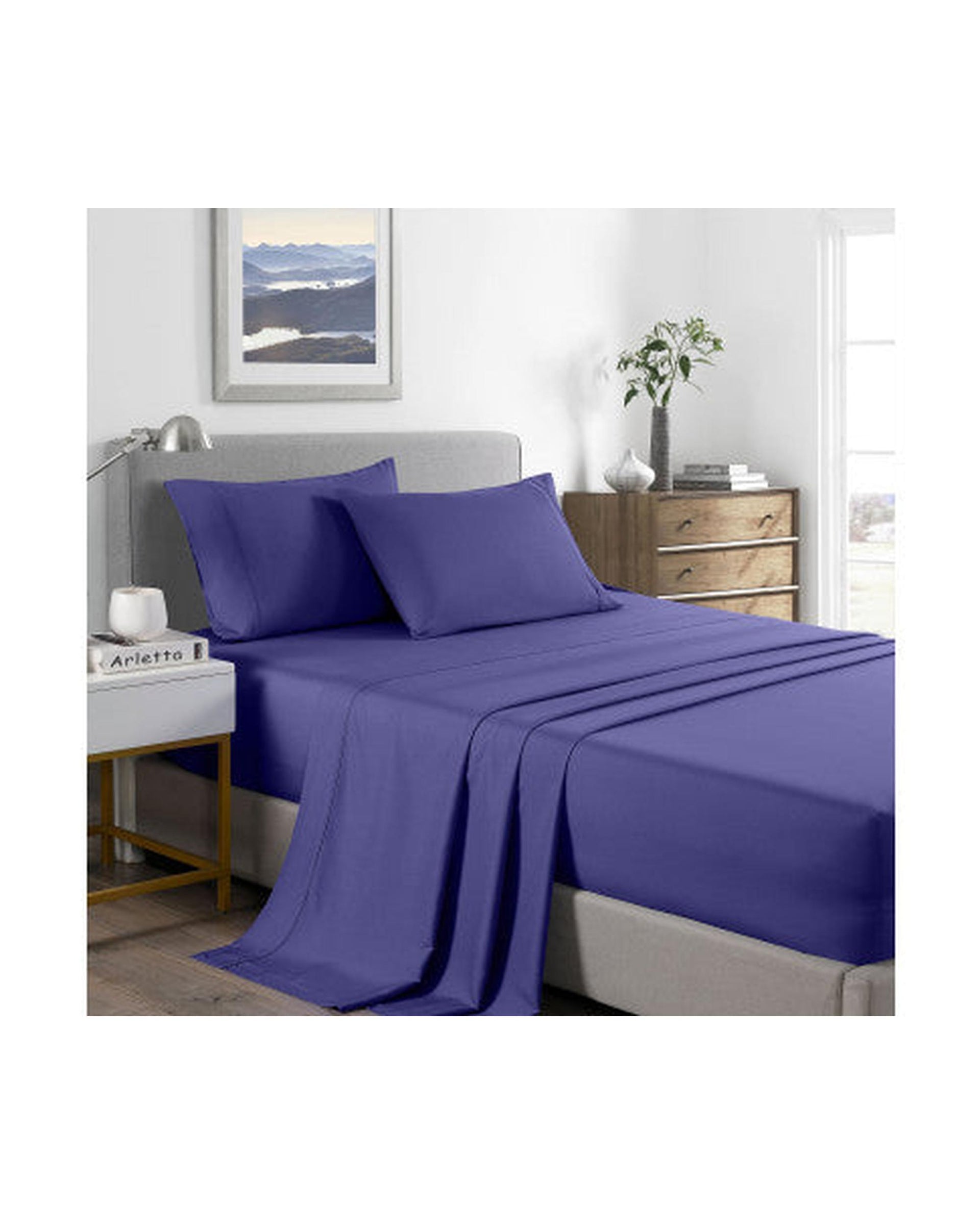 Royal Comfort 2000 Thread Count Bamboo Cooling Sheet Set Ultra Soft Bedding Royal Comfort