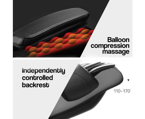 FORTIA Electric Massage Chair Full Body Reclining Zero Gravity Recliner Back Kneading Massager FORTIA