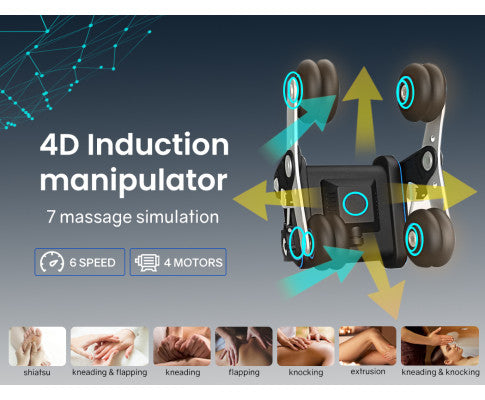 FORTIA Electric Full Body Massage Chair Zero Gravity Recliner Heat Massager Shiatsu Kneading FORTIA