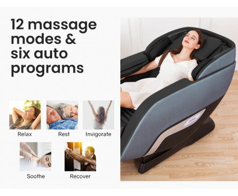 FORTIA Electric Full Body Massage Chair Zero Gravity Recliner Heat Massager Shiatsu Kneading FORTIA