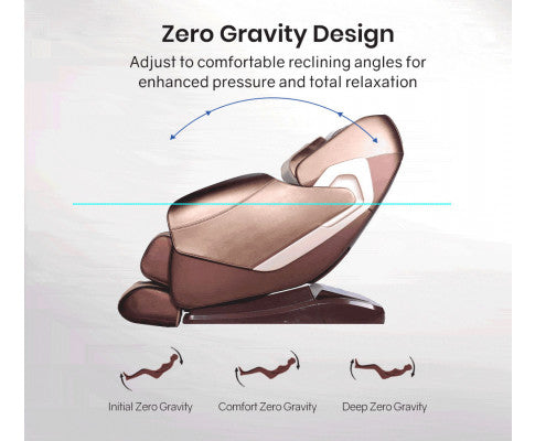 FORTIA Electric Massage Chair Zero Gravity Heating Massager Full Body Shiatsu Recliner, Remote Control FORTIA