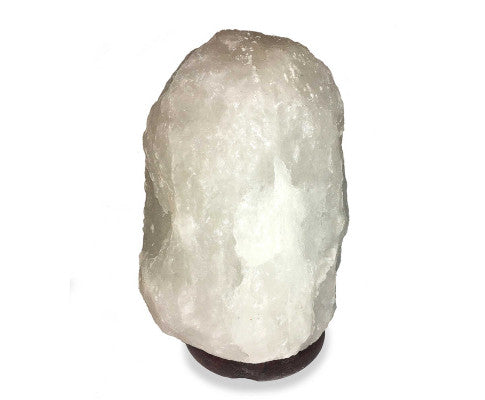 12V 12W 3-5Kg Himalayan White Salt Lamp Crystal Rock Natural Shape Unique Lamps Big Bedding Australia