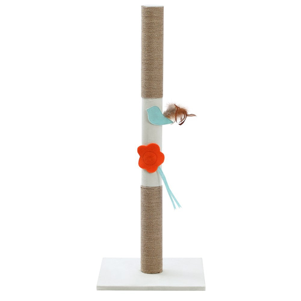 YES4PETS 89 cm Cat Kitten Single Scratching Post with Toy Big Bedding Australia