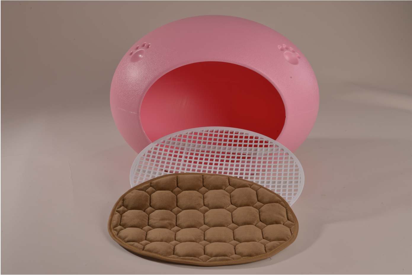 YES4PETS Medium Cave Cat Kitten Box Igloo Cat Bed House Dog Puppy House Pink Big Bedding Australia