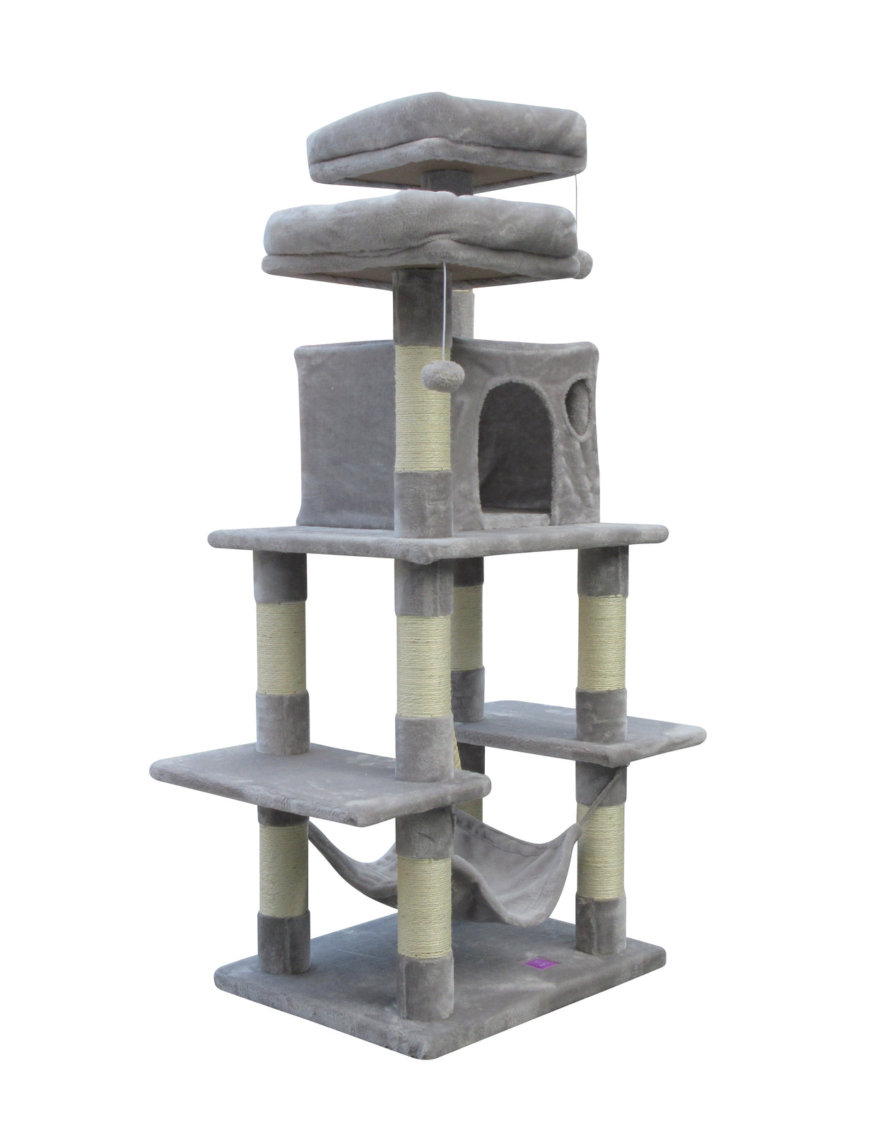 YES4PETS 145 cm Cat Scratching Post Tree Scratcher Pole-Little Grey Big Bedding Australia