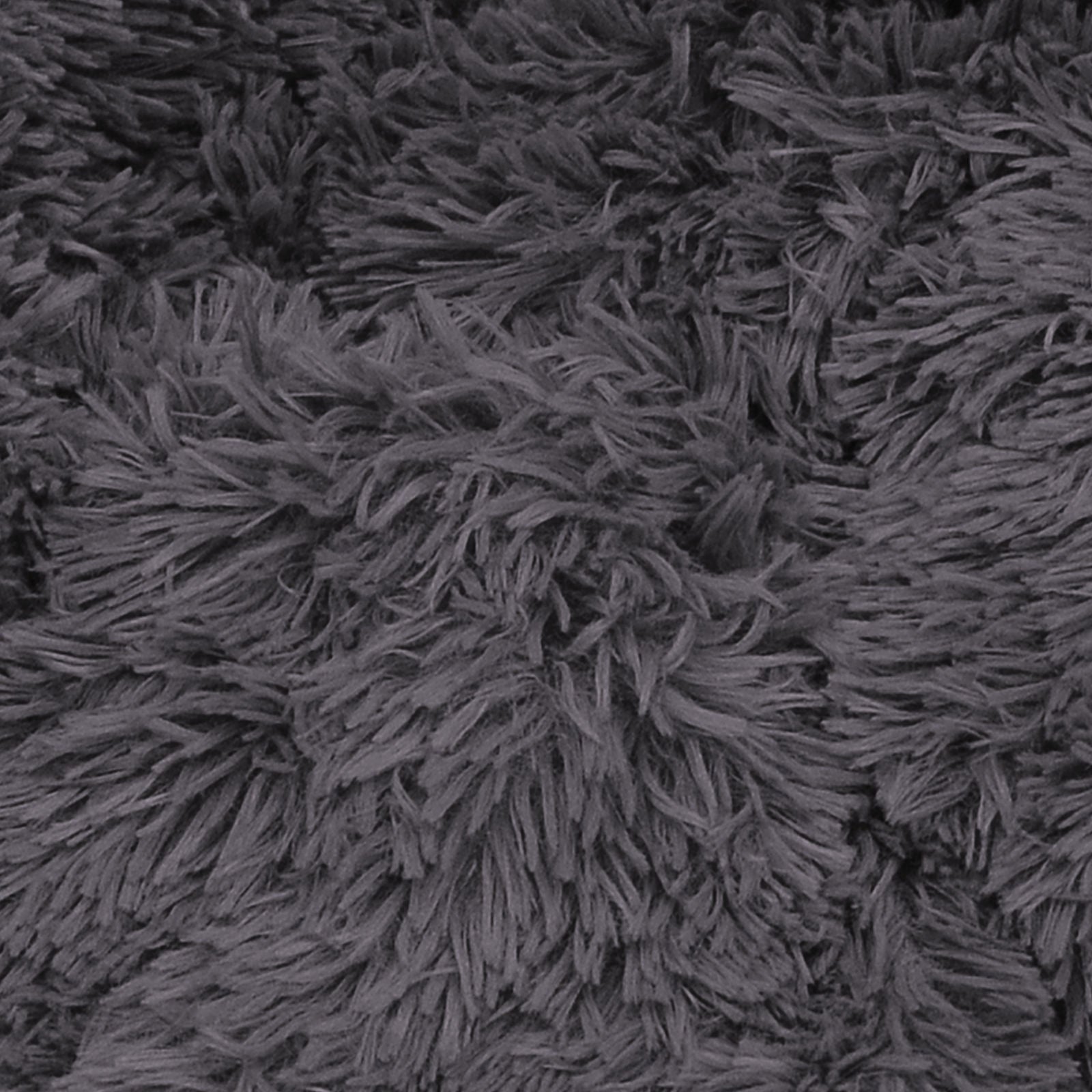 Dog Pet Cat Calming Bed Warm Plush Round  Nest Comfy Sleeping Bed Dark Grey 90cm Big Bedding Australia