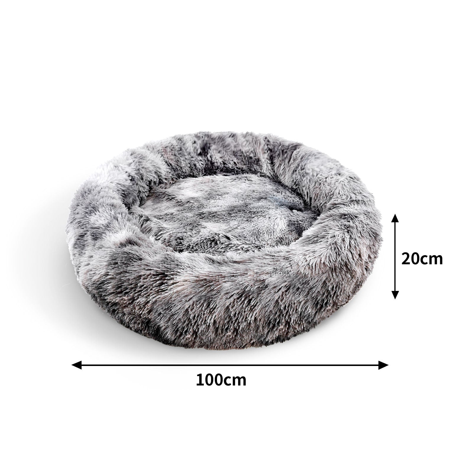 Pawfriends Pet Bed Dog Cat Calming Bed Sleeping Comfy Cave Washable Mat Extra Large 100cm Big Bedding Australia