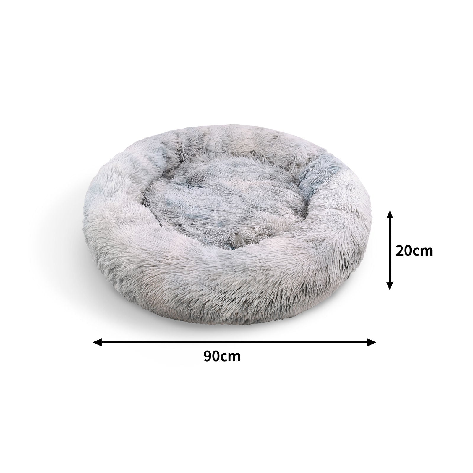 Pawfriends Pet Bed Dog Cat Large Beds Calming Warm Soft Cushion Mattress Plush Comfy 90cm Big Bedding Australia