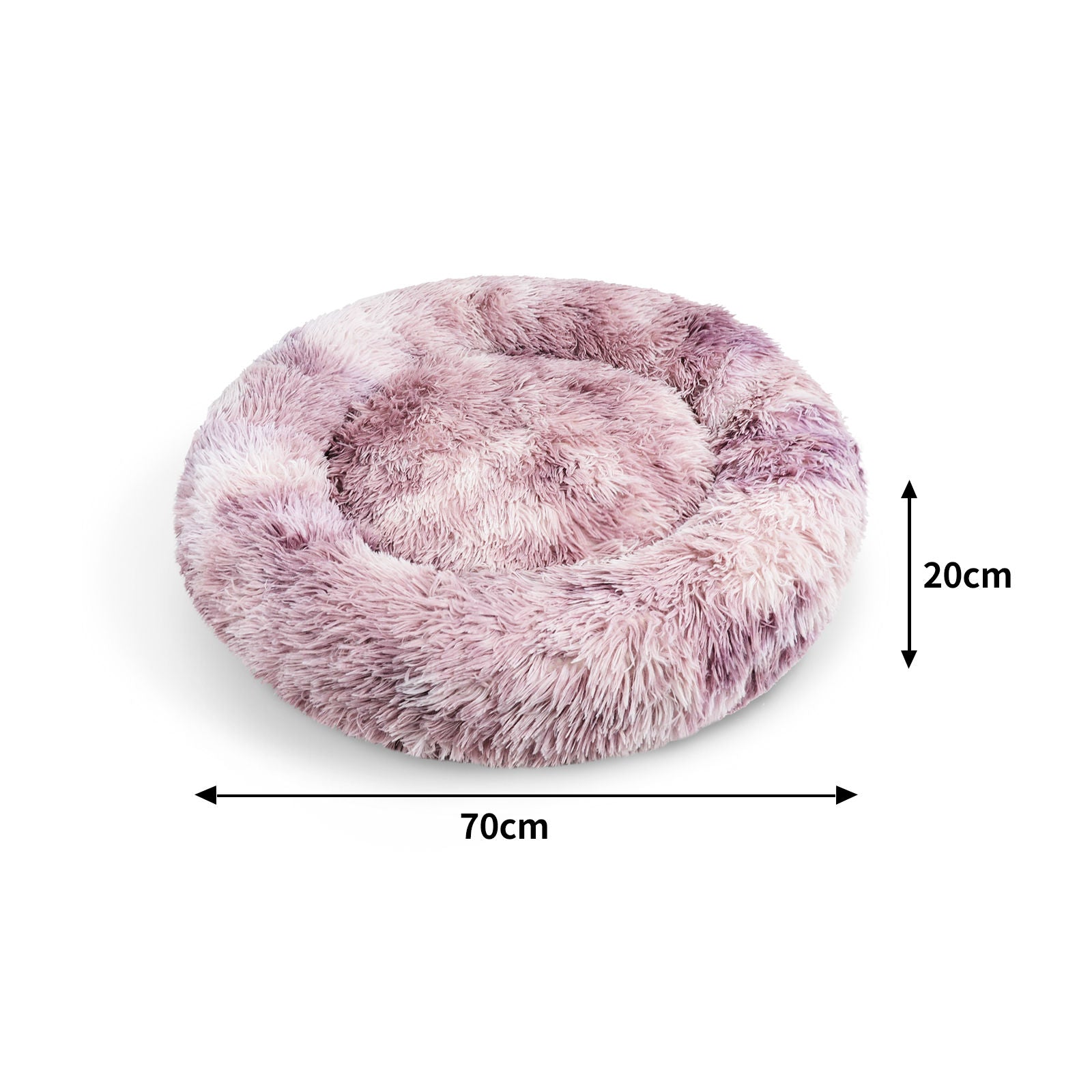 Pawfriends Dog Pet Cat Calming Bed Beds Large Mat Comfy Puppy Fluffy Donut Cushion Plush 70 Big Bedding Australia