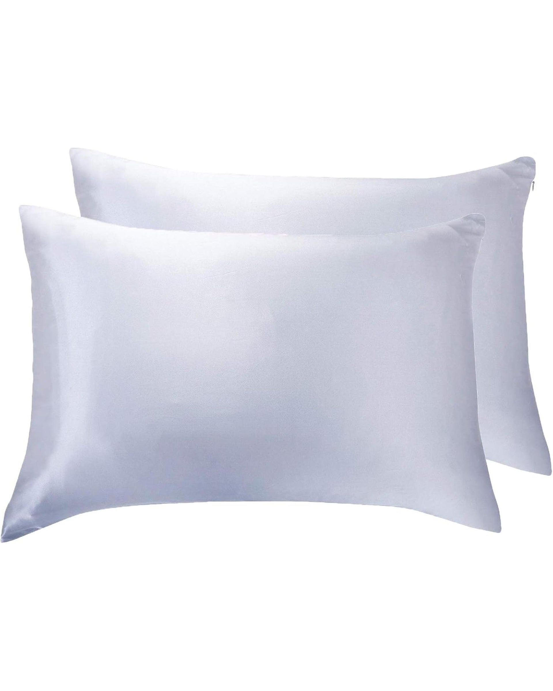 Luxury Pillowcase 2 Pack - 100% Pure Mulberry Silk on Both Sides - Silver GIOIA CASA