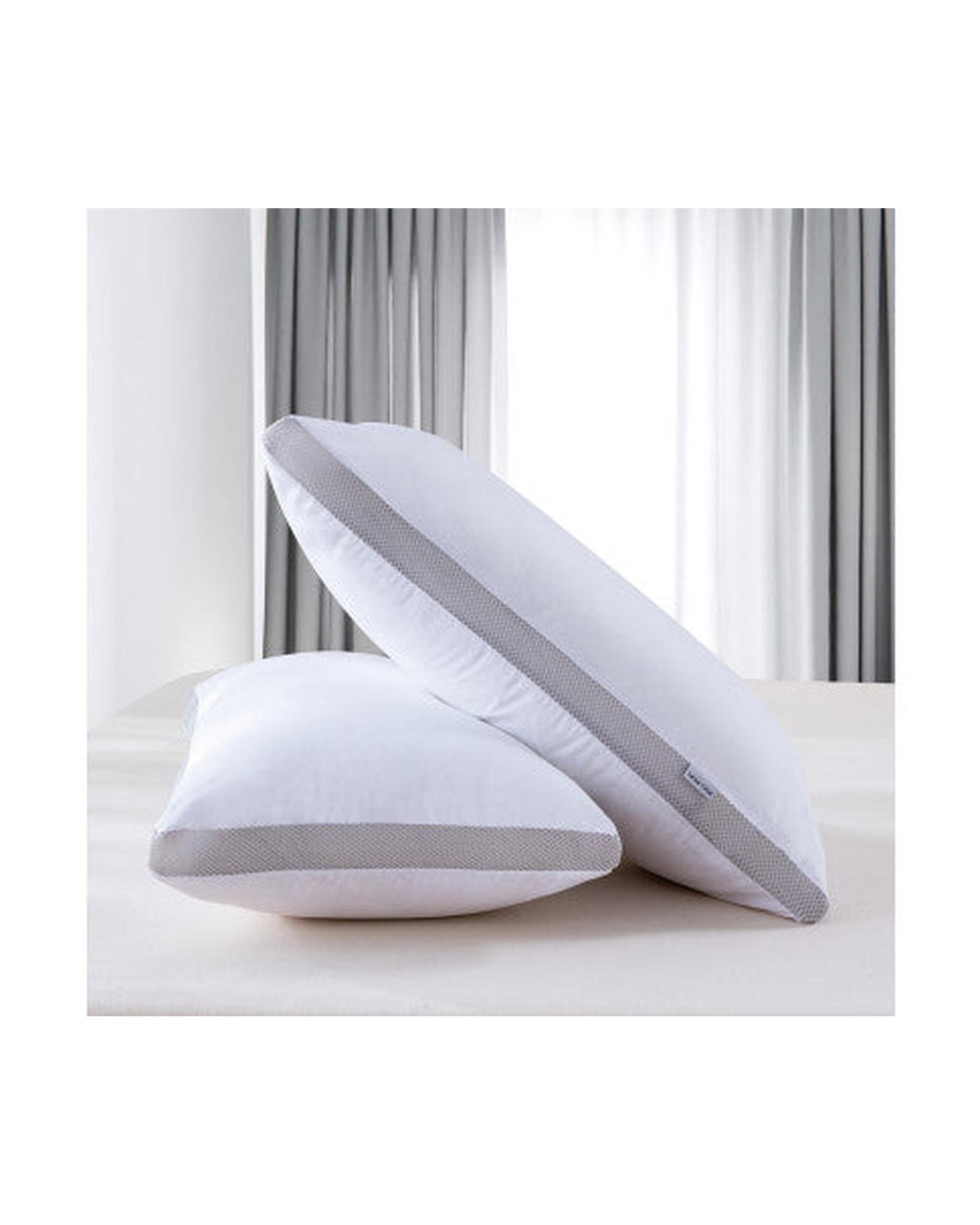 GIOIA CASA Luxury Bamboo Cooling Twin pack plush down-like pillows GIOIA CASA