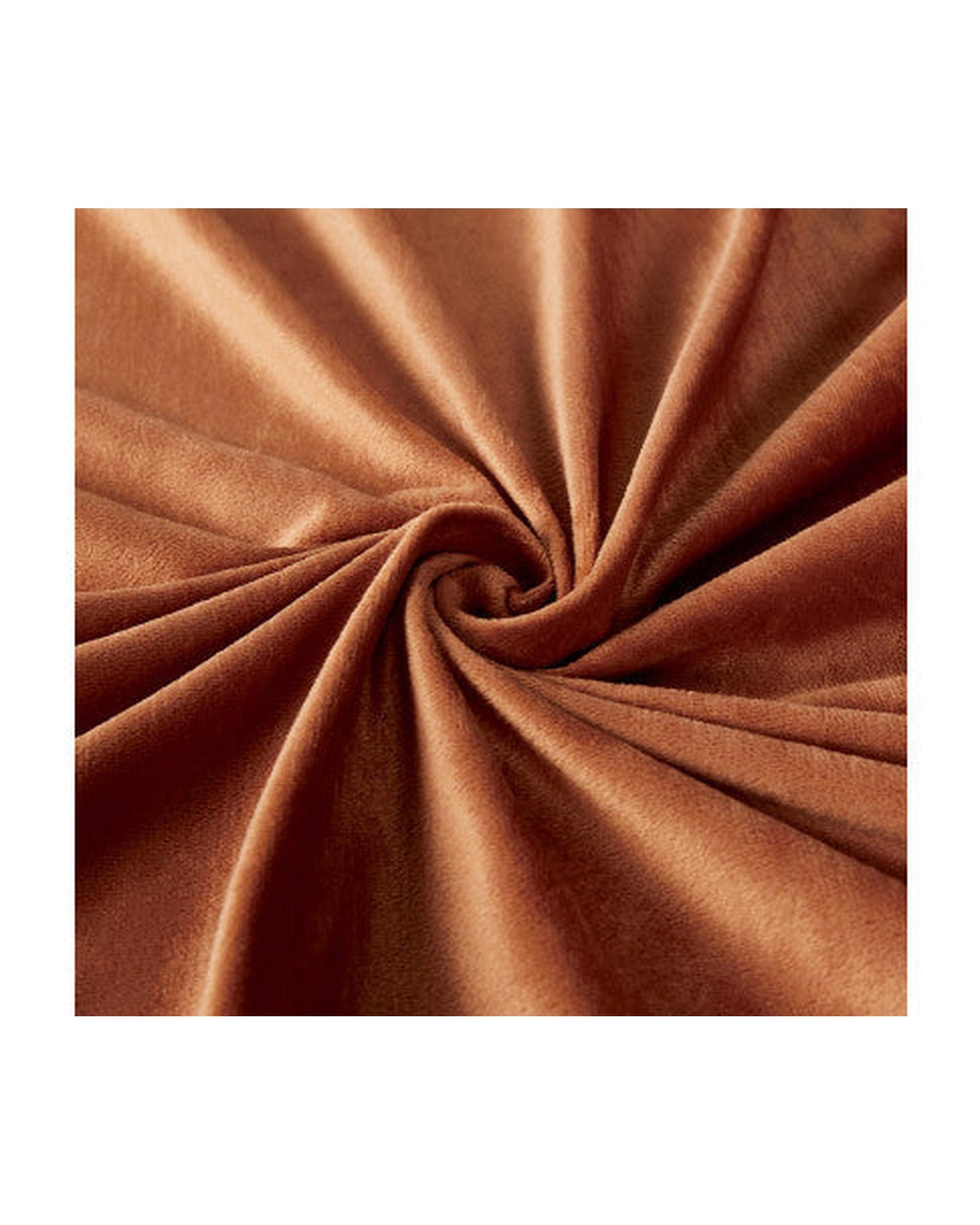 GIOIA CASA Corduroy Velvet Queen Bed Quilt Cover Set - BRONZE GIOIA CASA