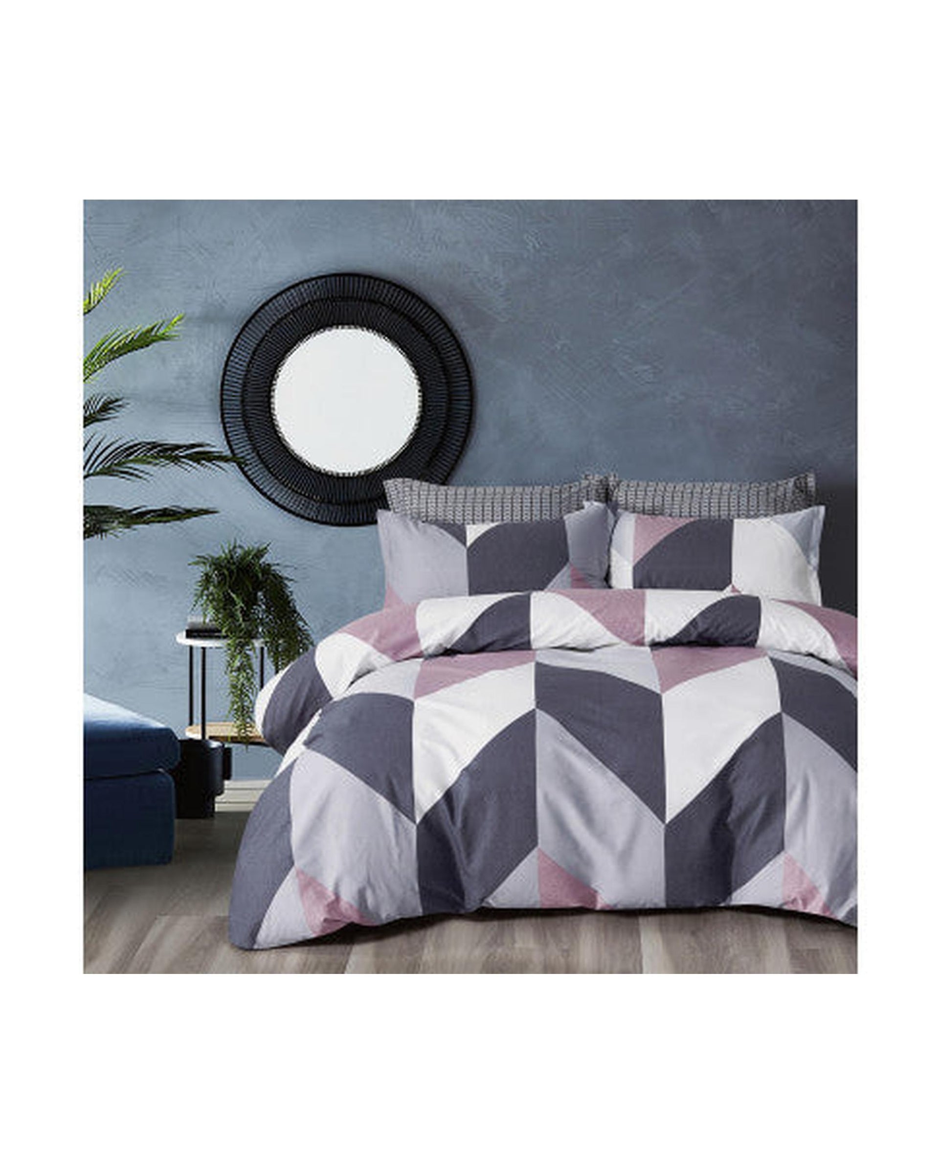 GIOIA CASA Dylan 100% cotton reversible quilt cover set Vintage Design