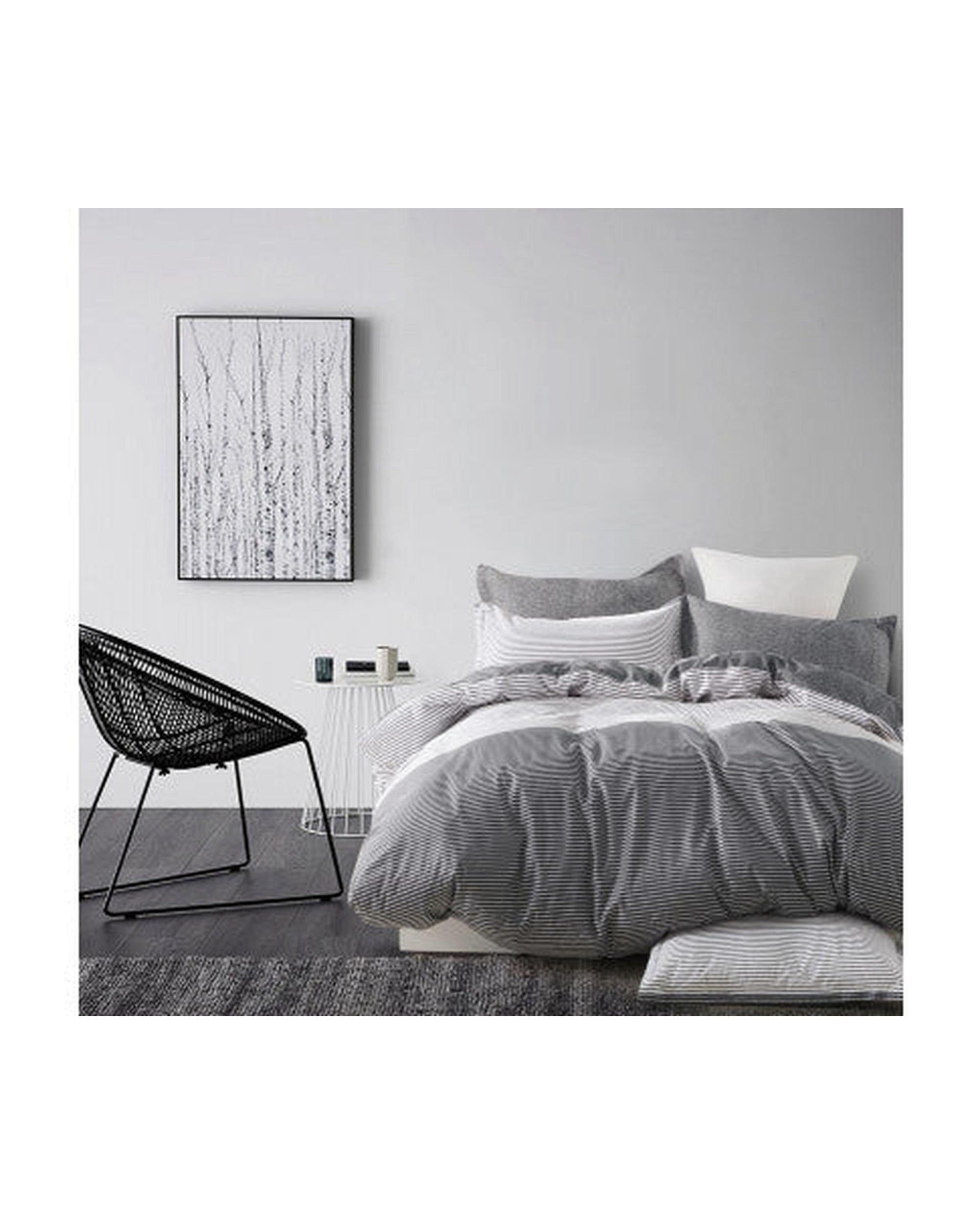 GIOIA CASA Gerry 100% cotton reversible quilt cover set GIOIA CASA