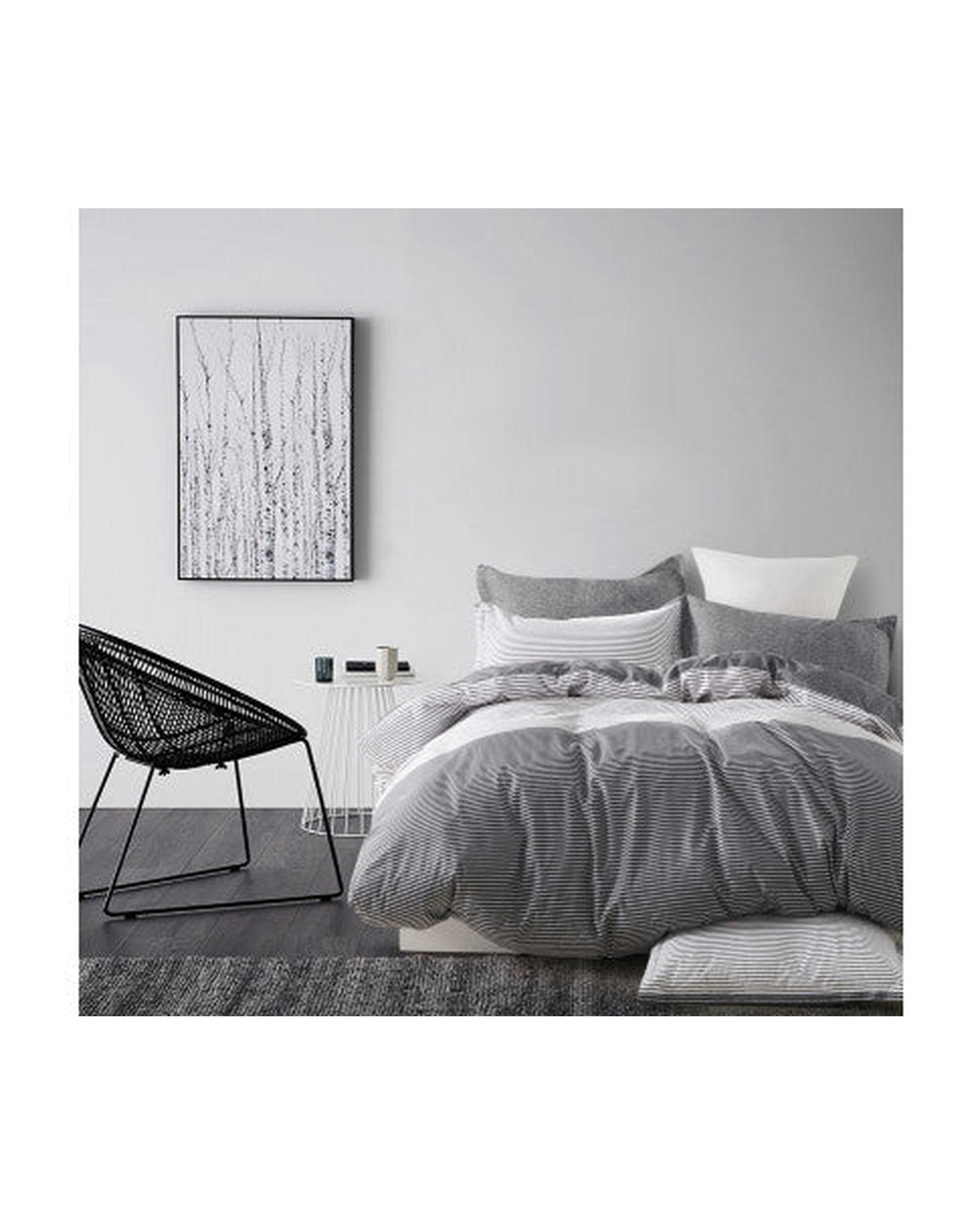 GIOIA CASA Gerry 100% cotton reversible quilt cover set GIOIA CASA