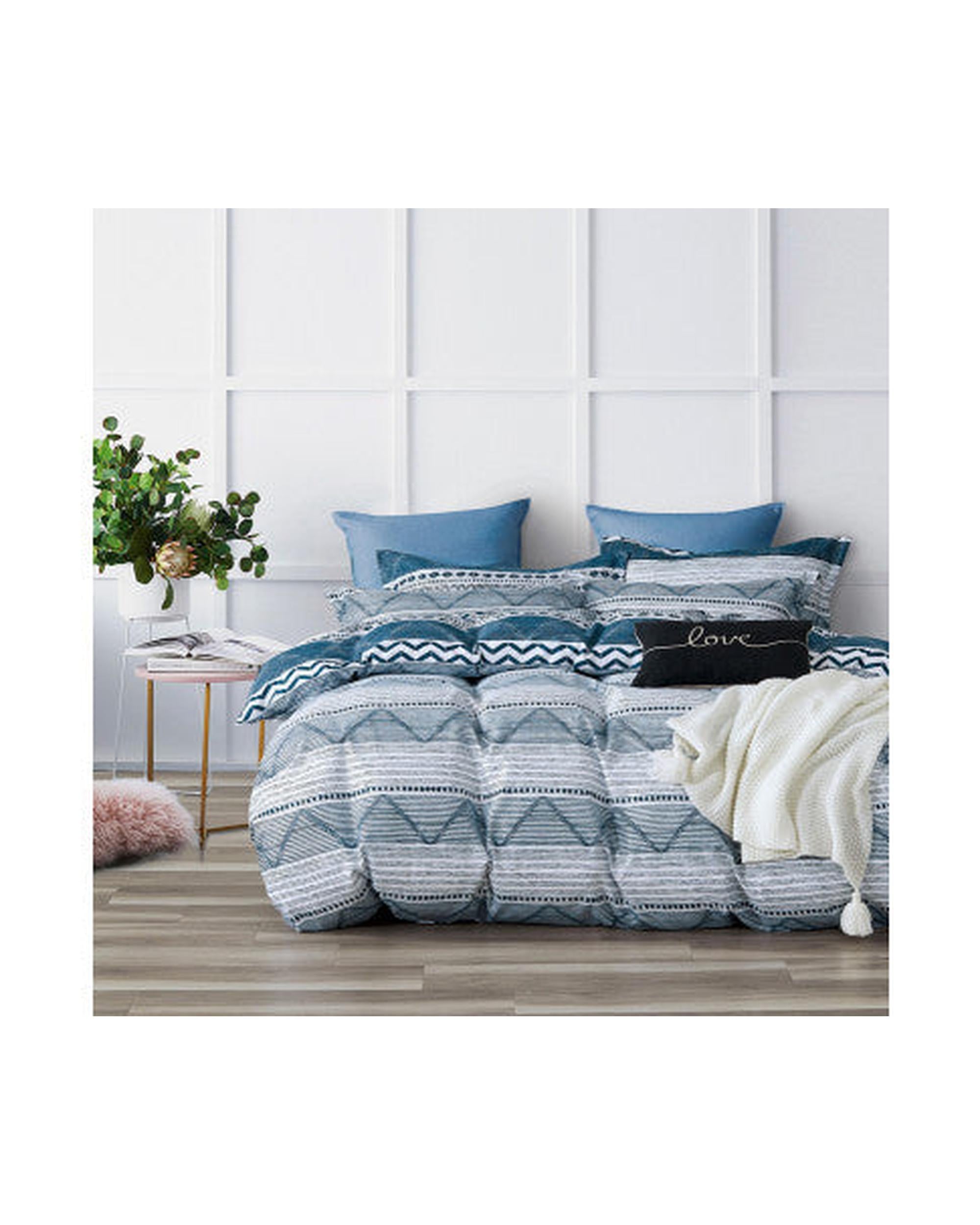 GIOIA CASA Jasper microfiber reversible quilt cover set GIOIA CASA