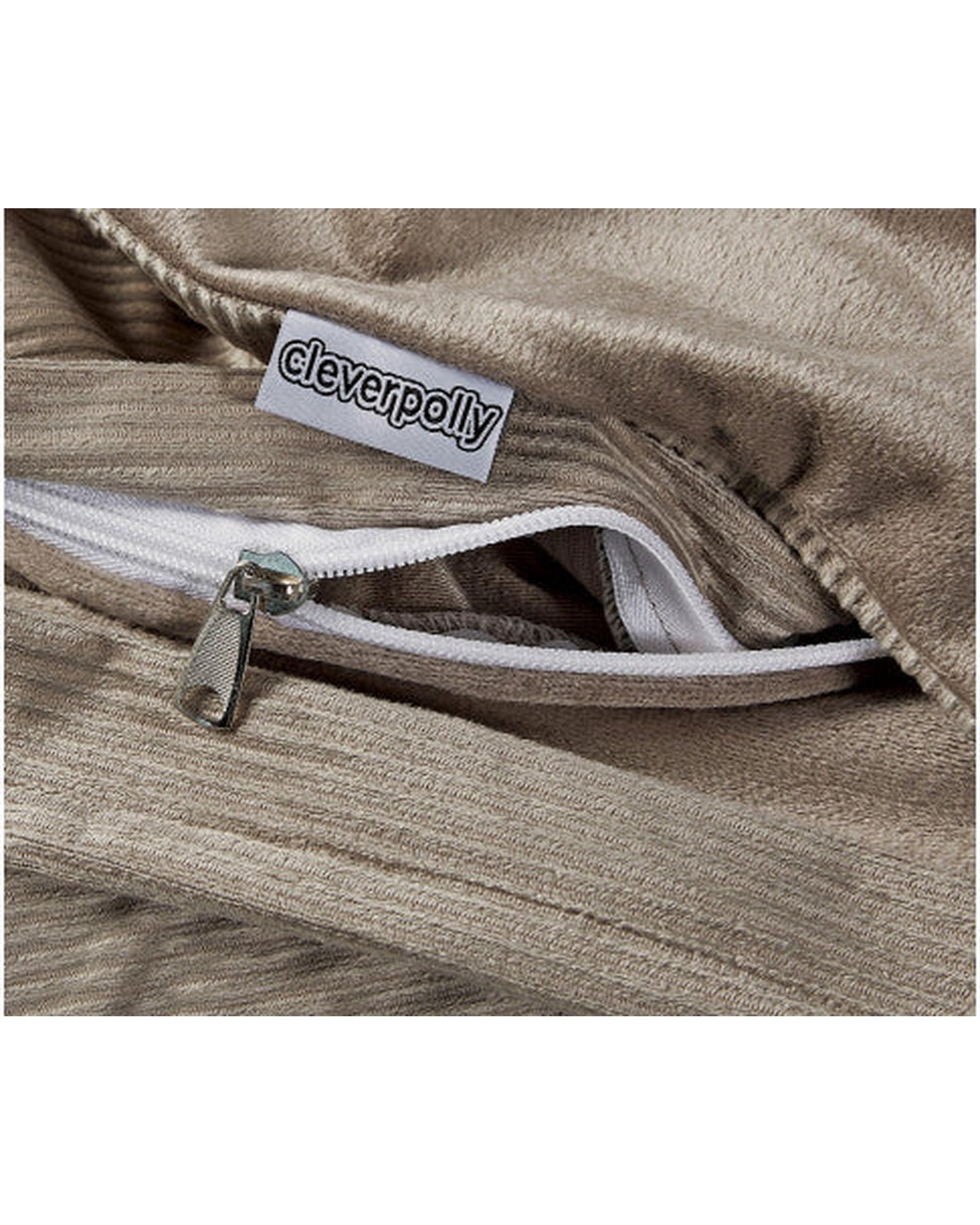 GIOIA CASA Corduroy Velvet Queen Bed Quilt Cover Set - MINK GIOIA CASA