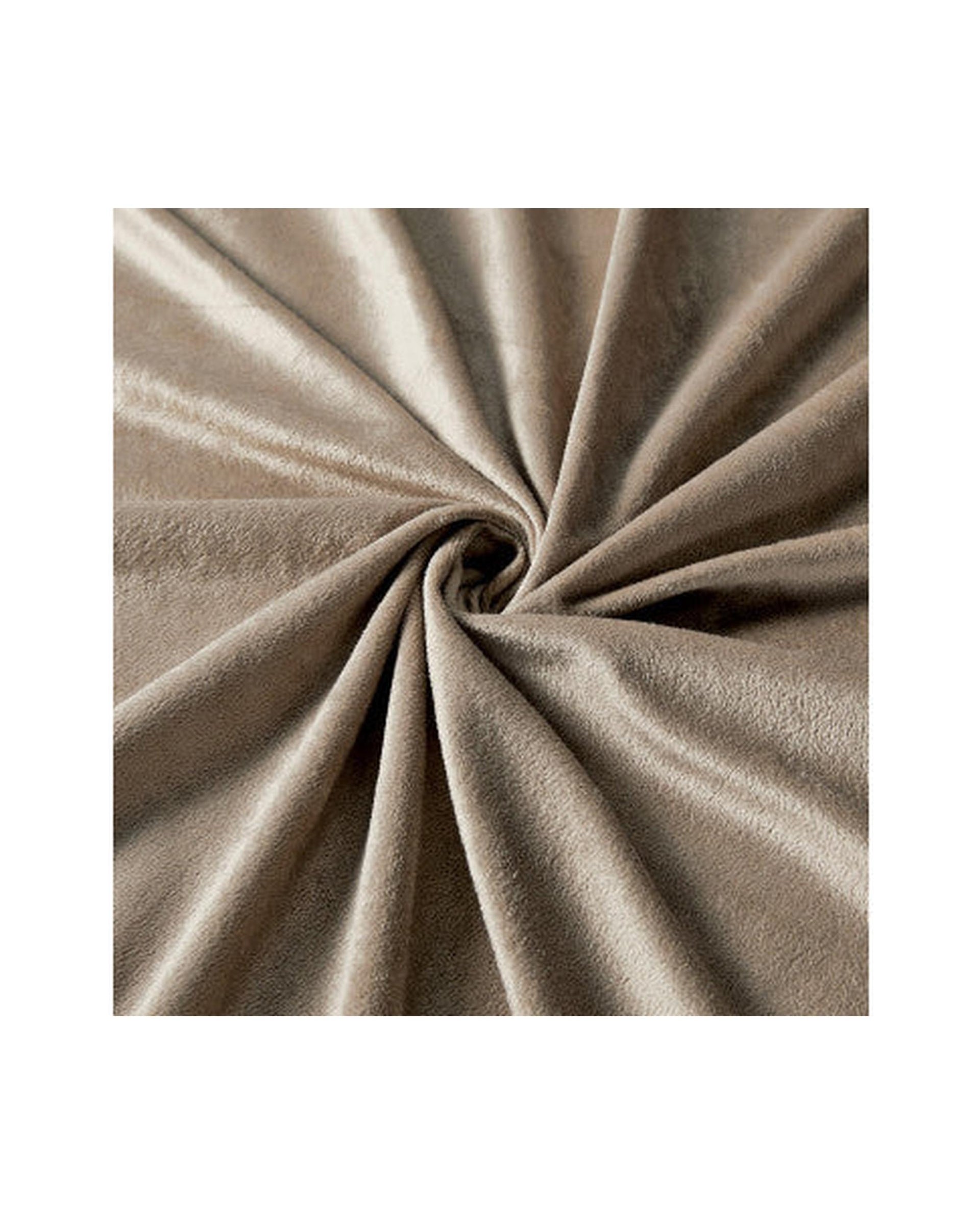 GIOIA CASA Corduroy Velvet Queen Bed Quilt Cover Set - MINK GIOIA CASA