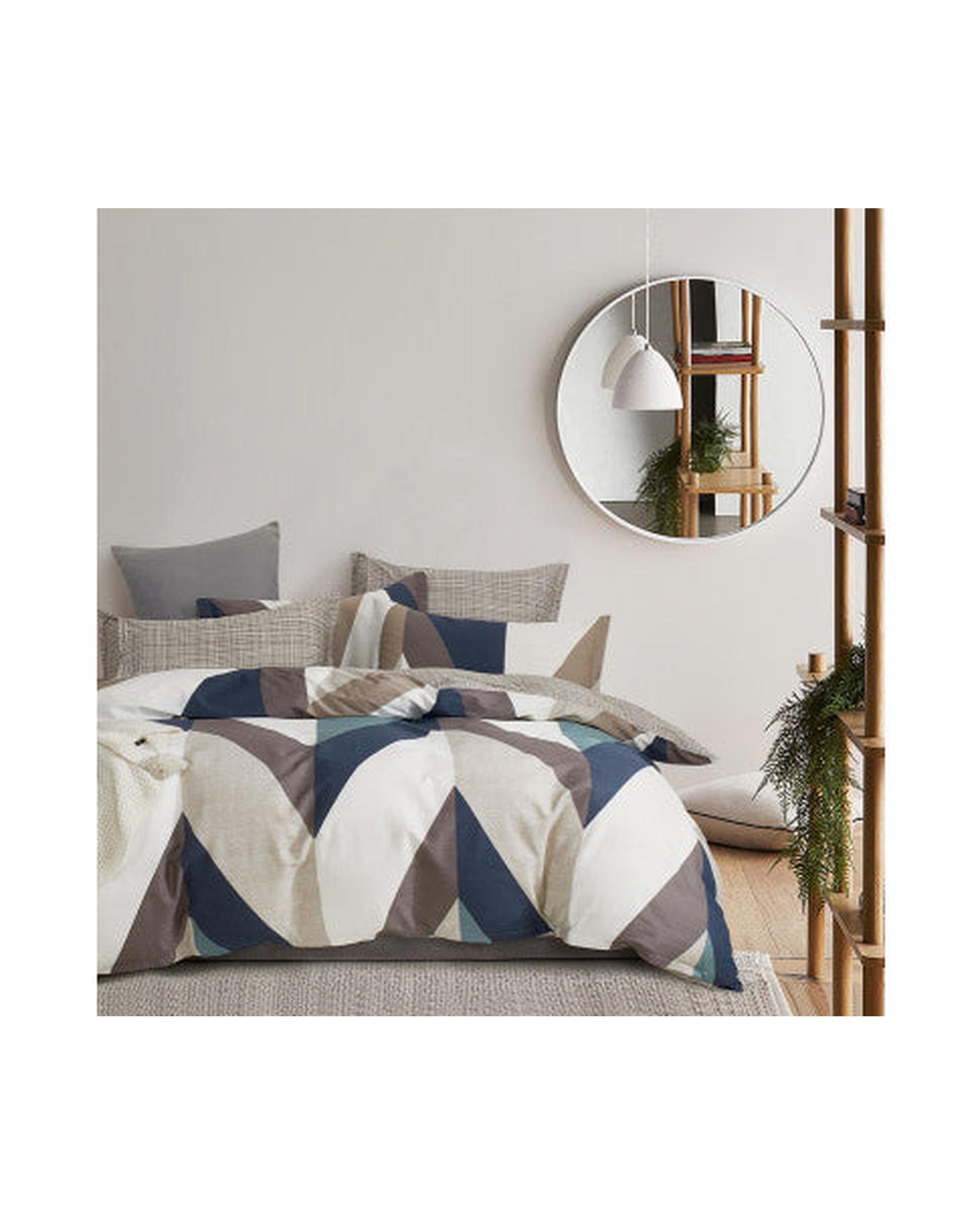 GIOIA CASA Oliver 100% cotton reversible quilt cover set GIOIA CASA