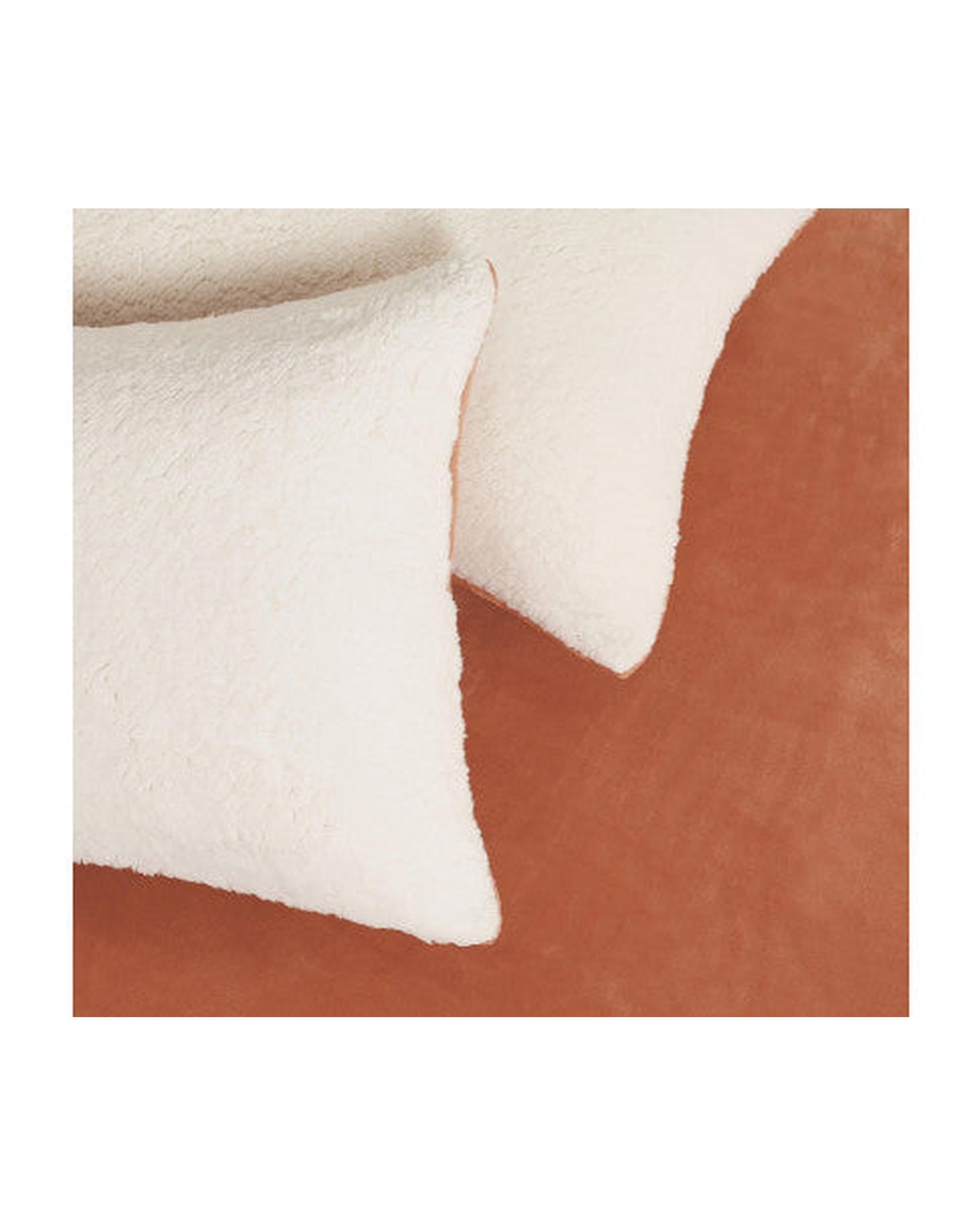 GIOIA CASA 2 in 1 Teddy Sherpa Quilt Cover Set and Blanket - TERRACOTTA GIOIA CASA