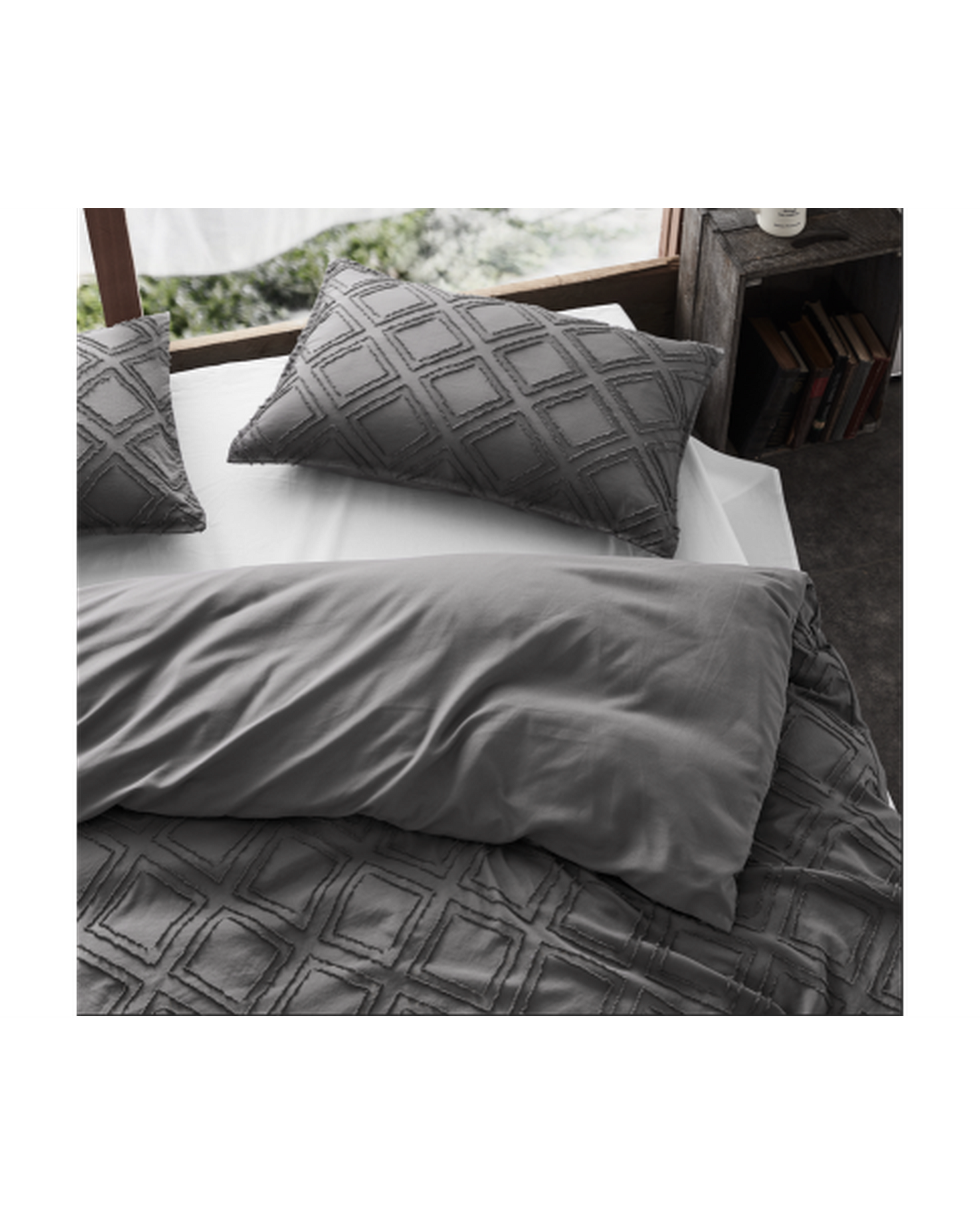 GIOIA CASA Tufted ultra soft microfiber quilt cover set GIOIA CASA