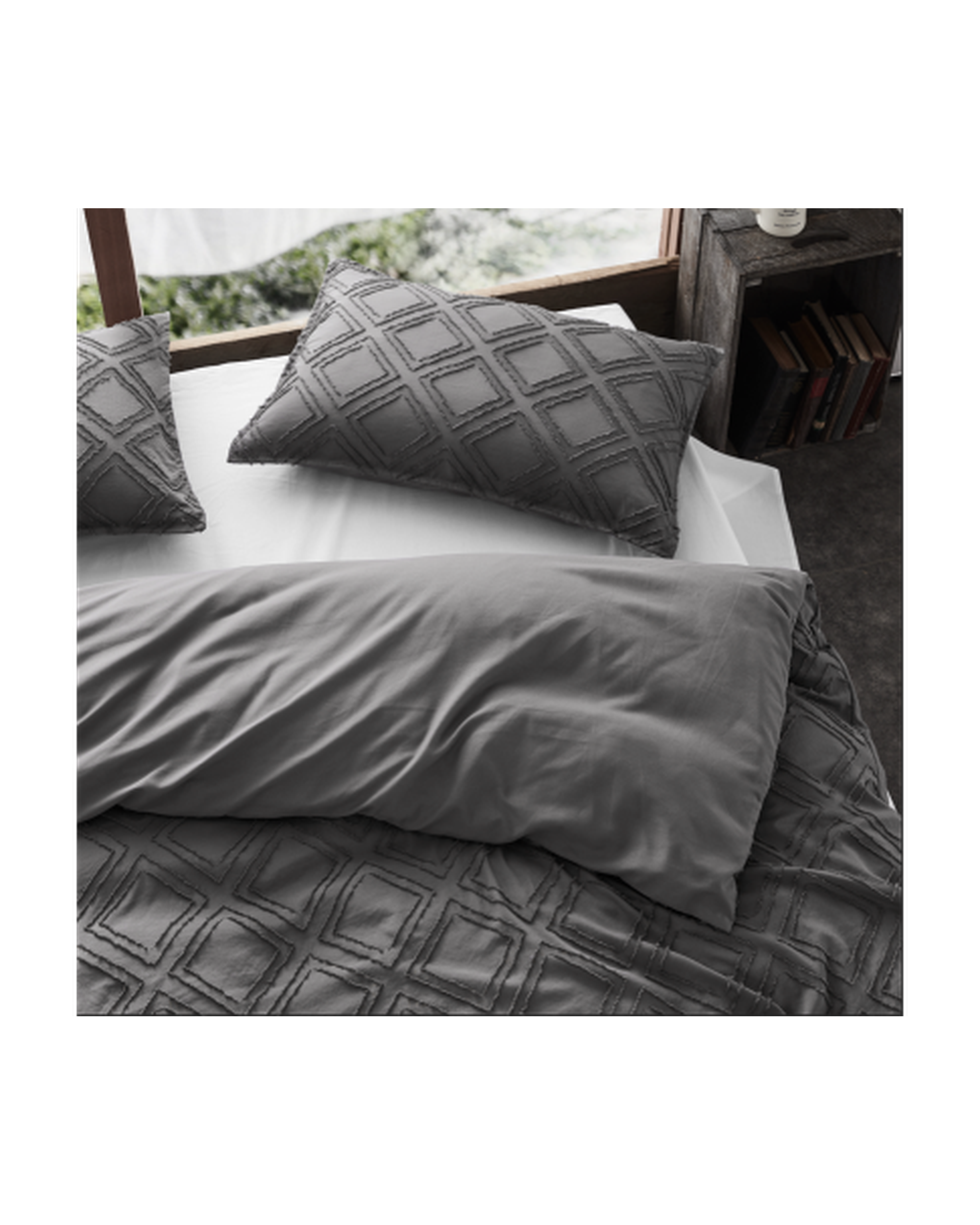 GIOIA CASA Tufted ultra soft microfiber quilt cover set GIOIA CASA