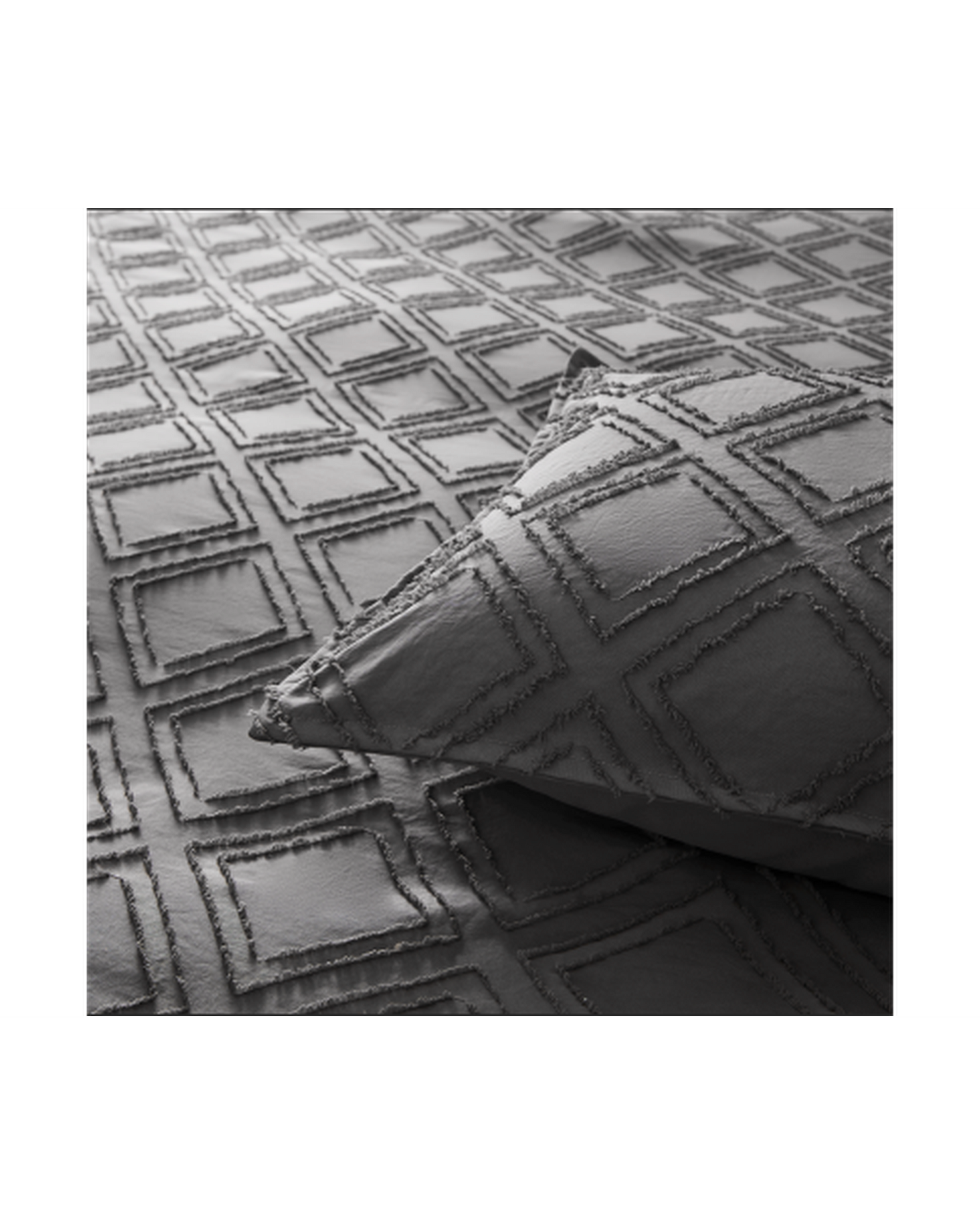 GIOIA CASA Tufted ultra soft microfiber quilt cover set GIOIA CASA