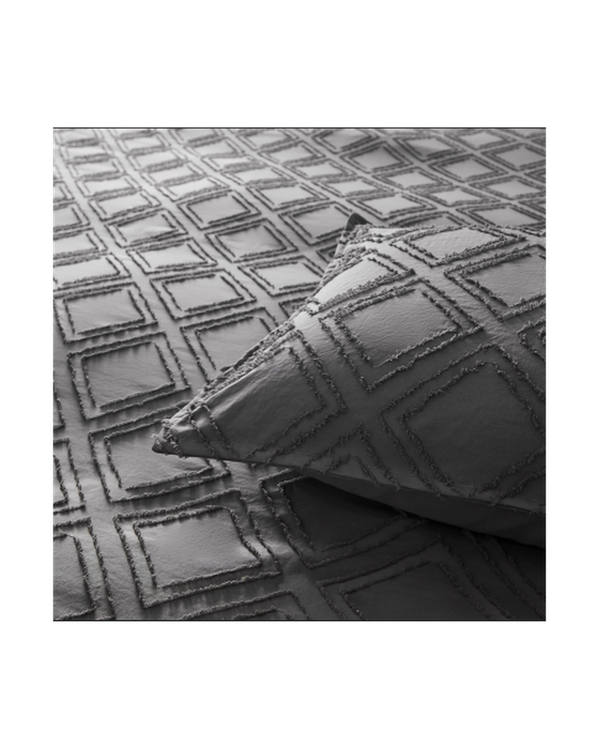 GIOIA CASA Tufted ultra soft microfiber quilt cover set GIOIA CASA