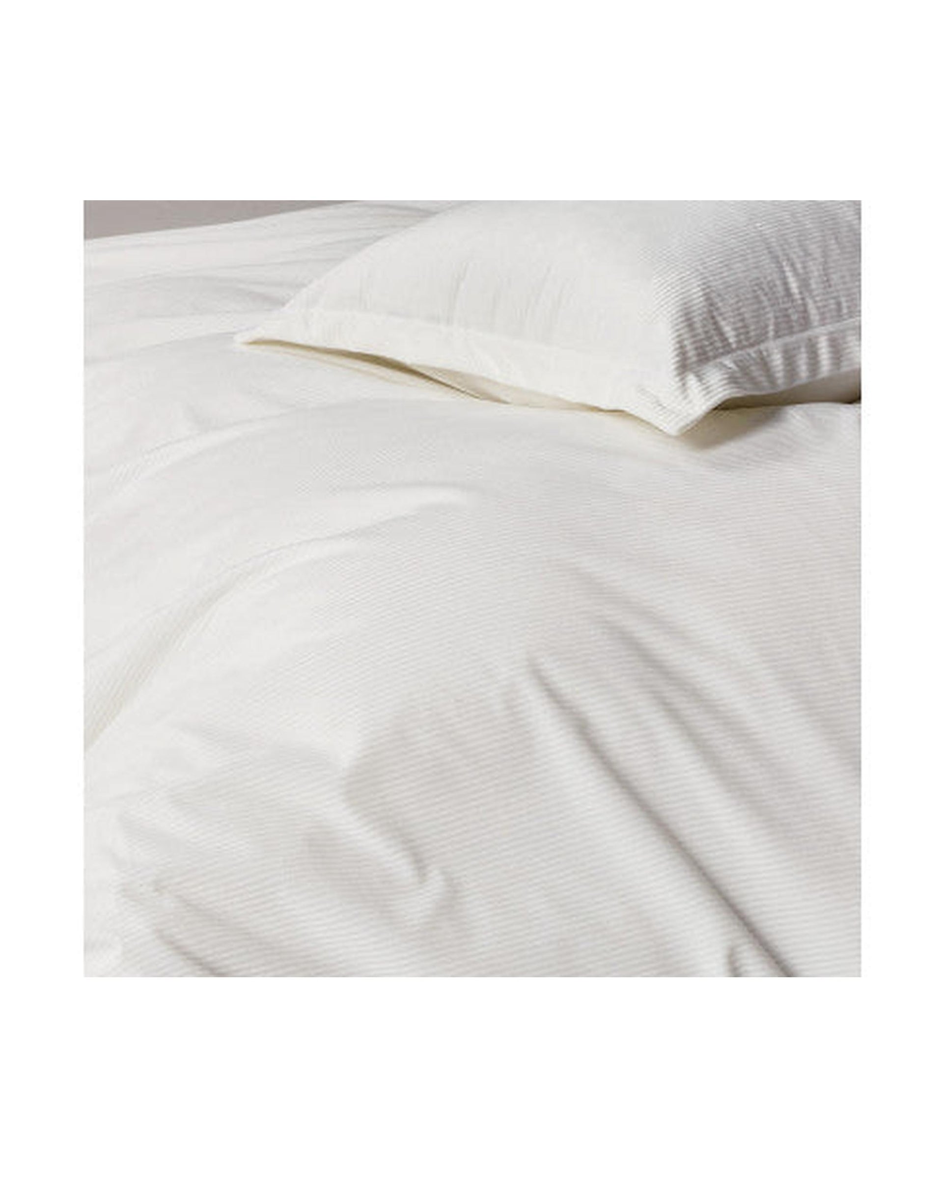 GIOIA CASA Corduroy Velvet Queen Bed Quilt Cover Set - WHITE GIOIA CASA
