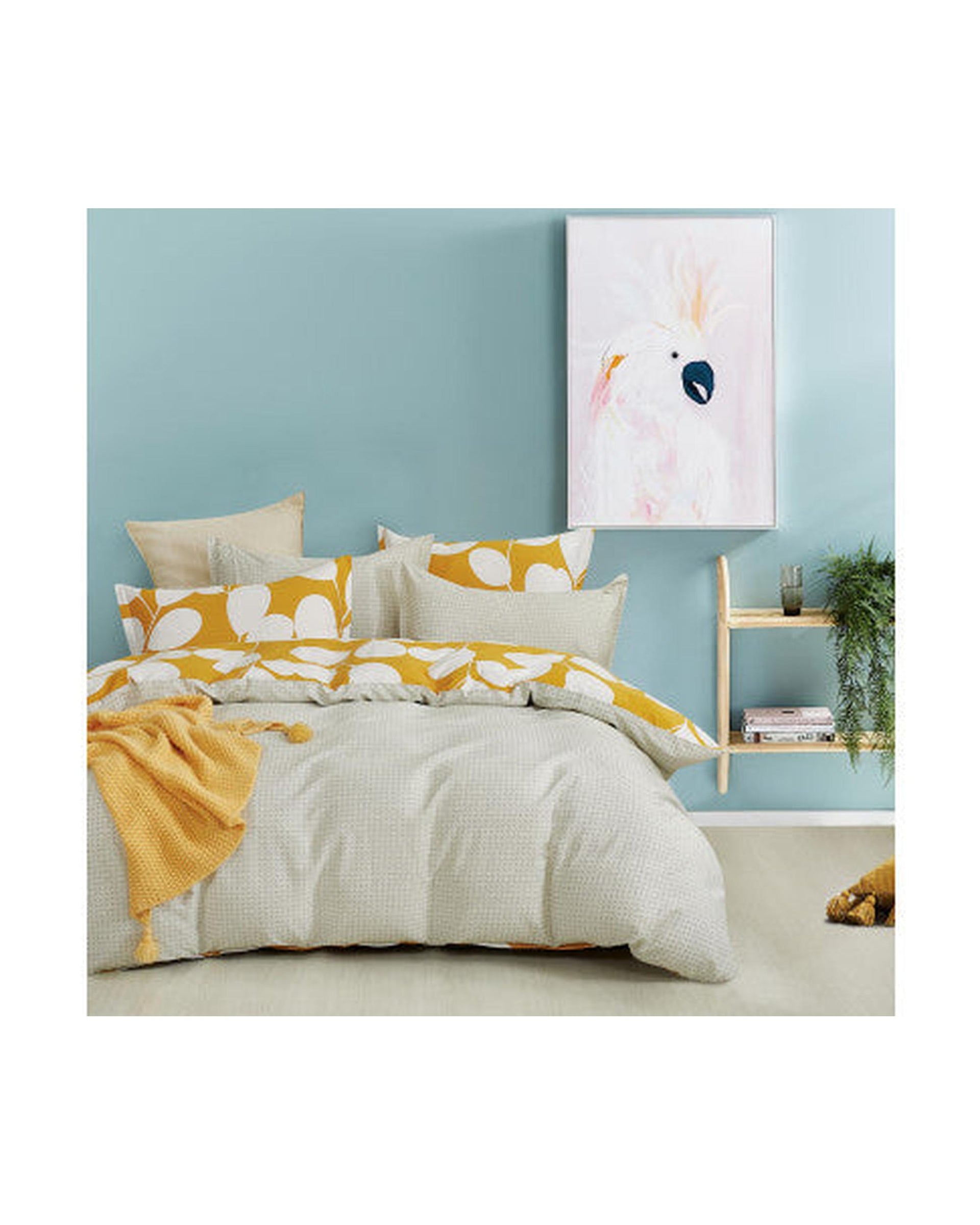 GIOIA CASA Zoey 100% cotton reversible quilt cover set GIOIA CASA