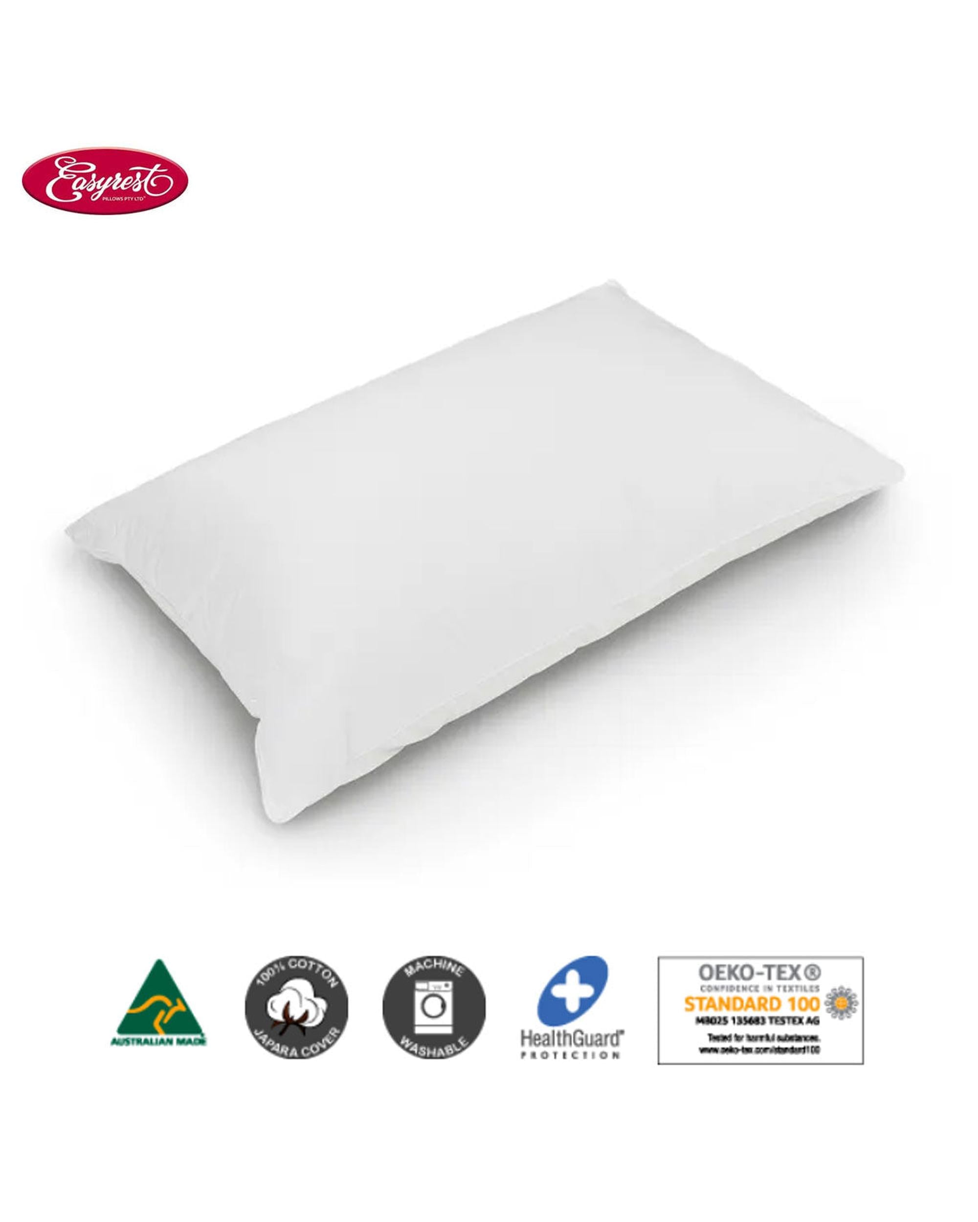 Easyrest BioFresh Allergy Sensitive Microblend Standard Pillow 48 x 73 cm Big Bedding Australia