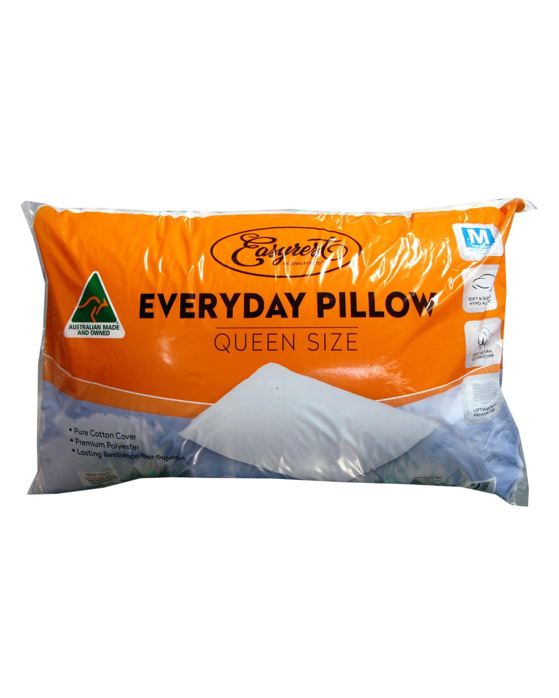 Easyrest Everyday Queen Sized Pillow Big Bedding Australia