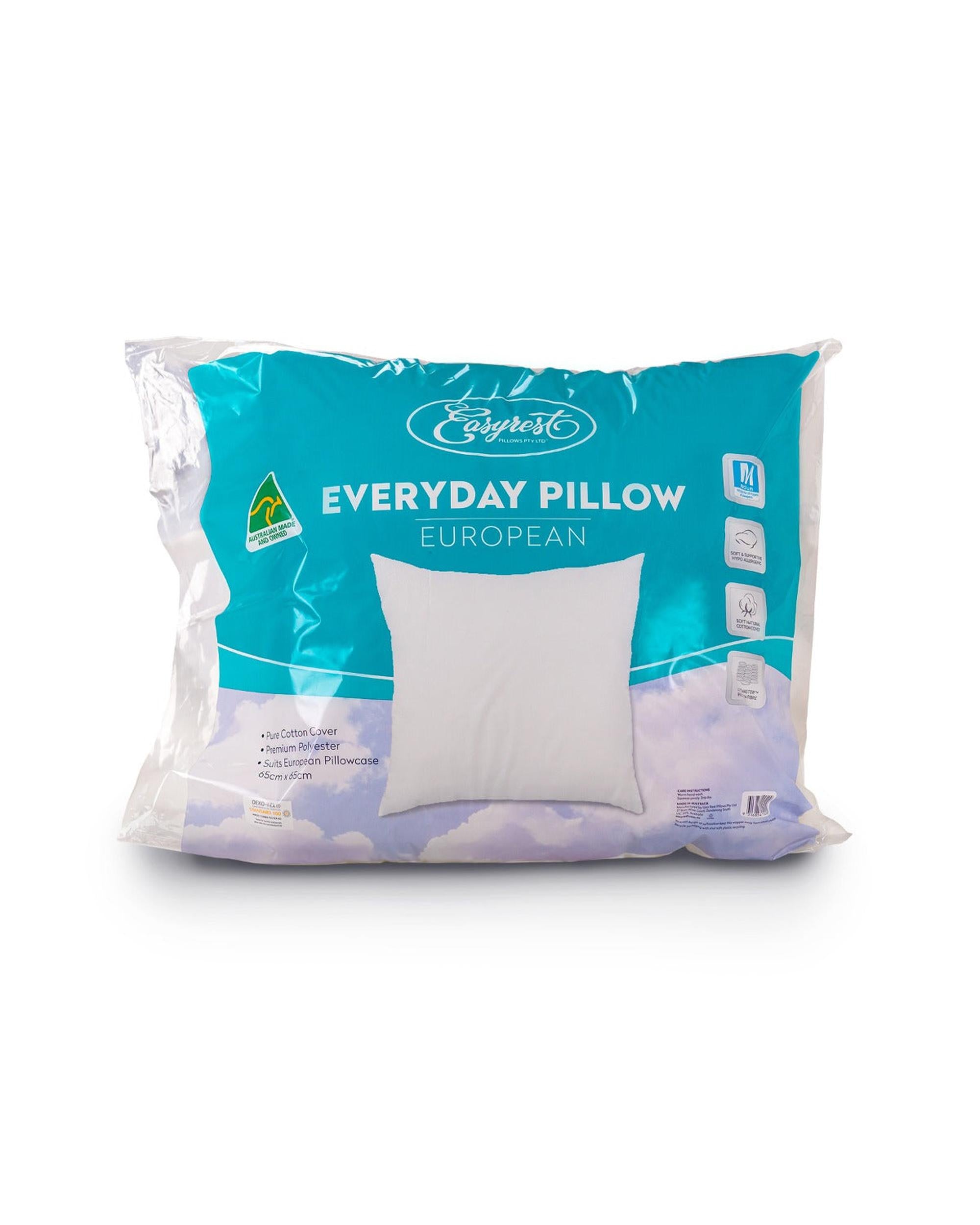 Easyrest Australian Made Everyday European Pillow Big Bedding Australia