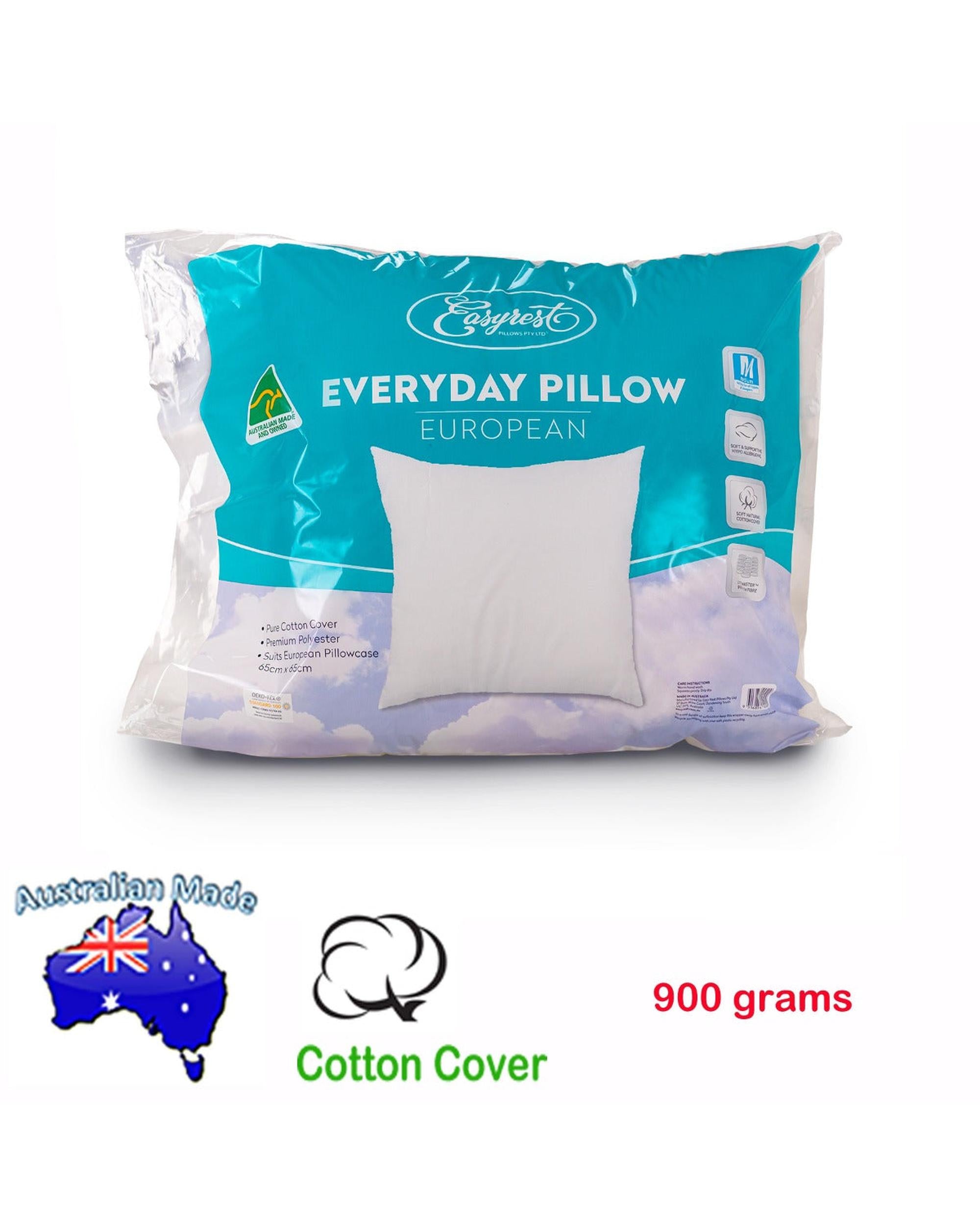 Easyrest Australian Made Everyday European Pillow Big Bedding Australia