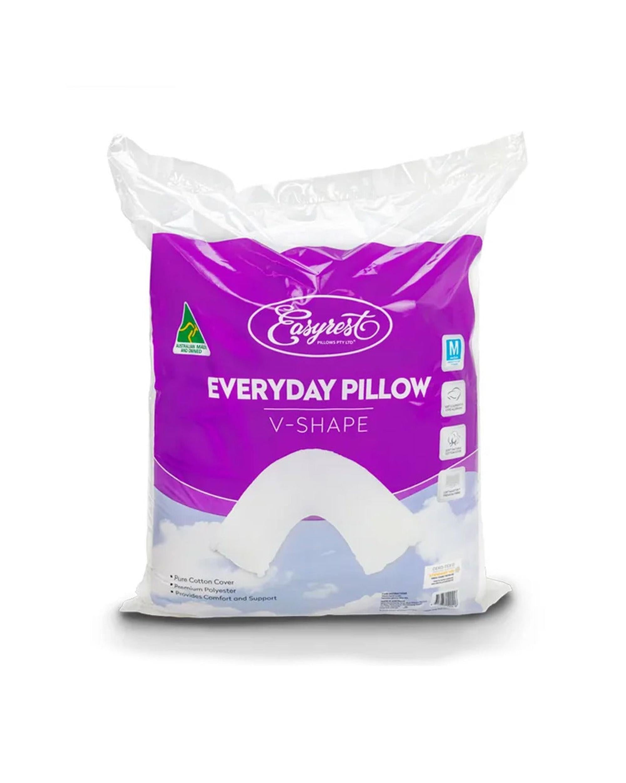 Easyrest Everyday V Boomerang Shaped Pillow Big Bedding Australia