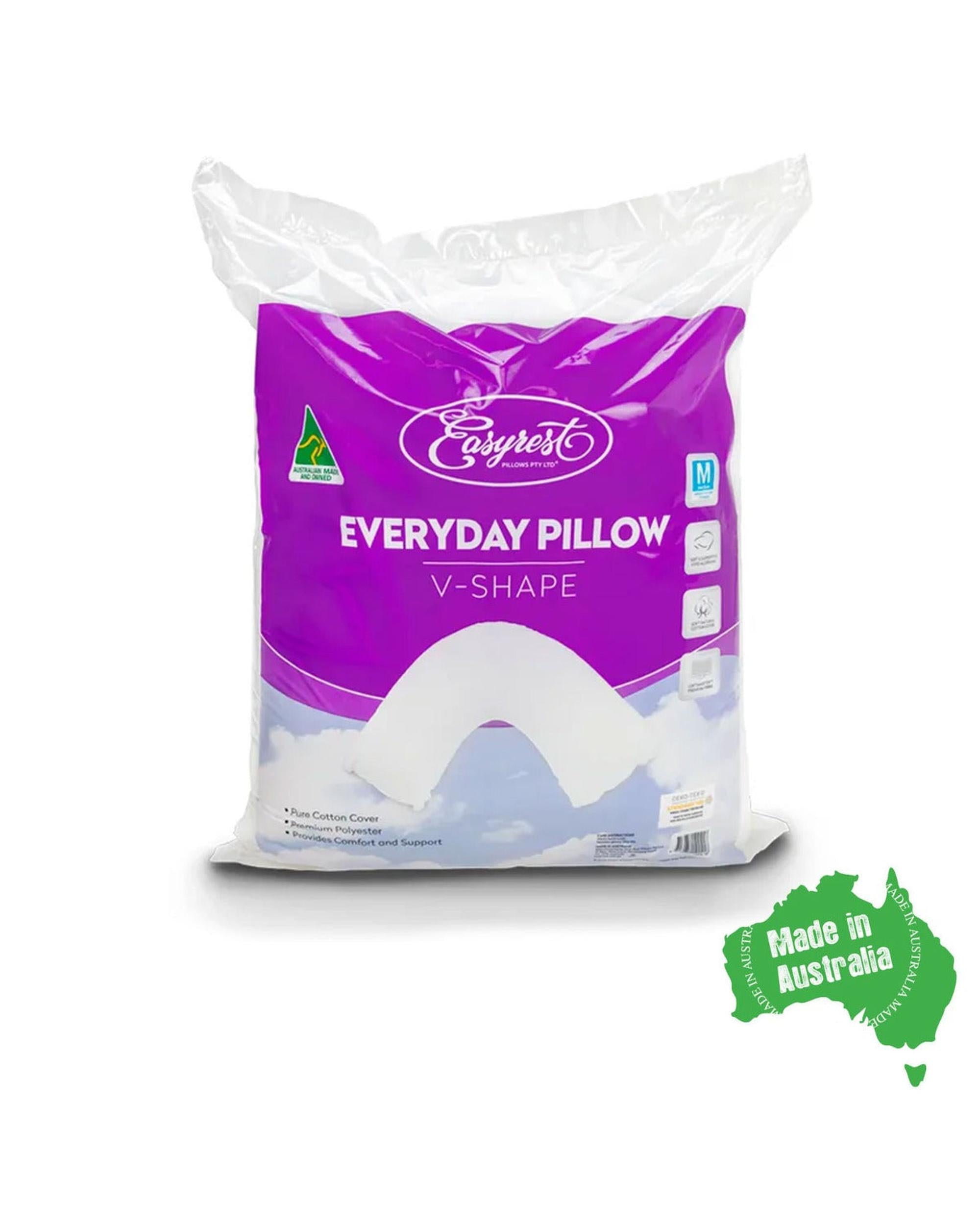 Easyrest Everyday V Boomerang Shaped Pillow Big Bedding Australia