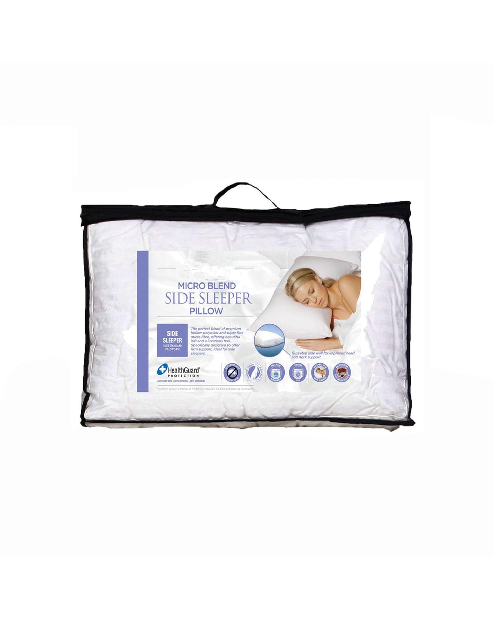 Easyrest Micro Blend Side Sleeper Pillow Big Bedding Australia