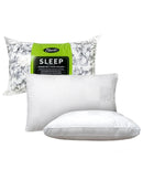 Easyrest Sleep Twin Pack Gusseted Medium Standard Pillows Big Bedding Australia
