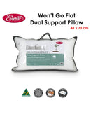 Easyrest Won't Go Flat Dual Support Standard Pillow 48 x 73 cm Big Bedding Australia