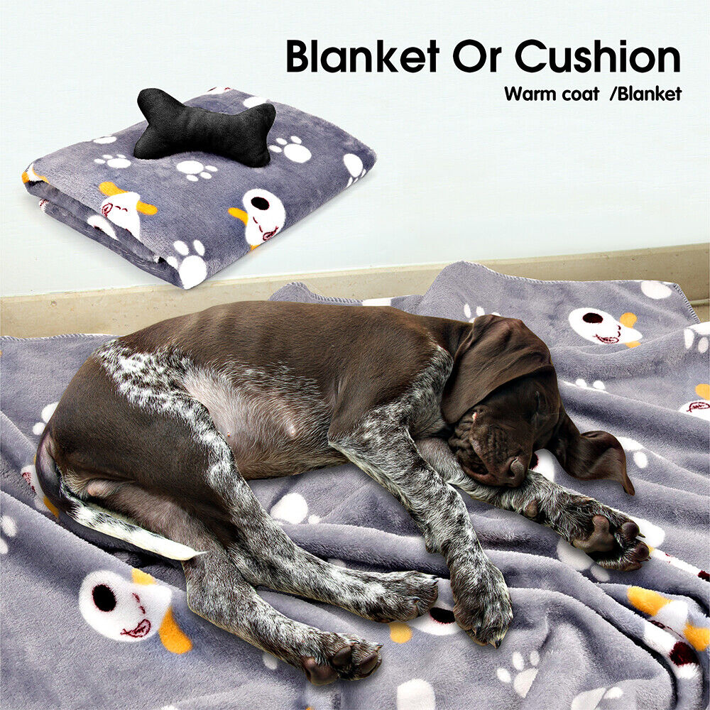 Vaka Navy Dog Bed Pet Cat Calming Floor Mat Sleeping Cave Washable Extra Large 29705 Big Bedding Australia