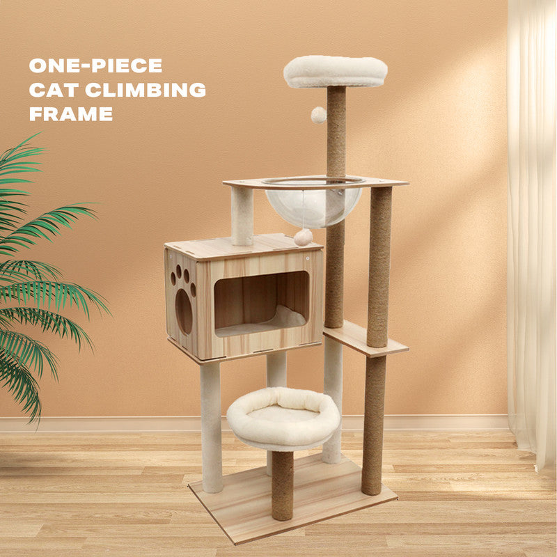 Cat Tree Scratching Post Trees Scratcher Tower Condo House Furniture Big Bedding Australia