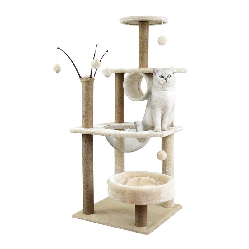 Cat Tree Scratching Post Scratcher Tower Condo House Furniture Bed Stand Big Bedding Australia