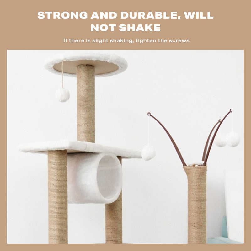 Cat Tree Scratching Post Scratcher Tower Condo House Furniture Bed Stand Big Bedding Australia