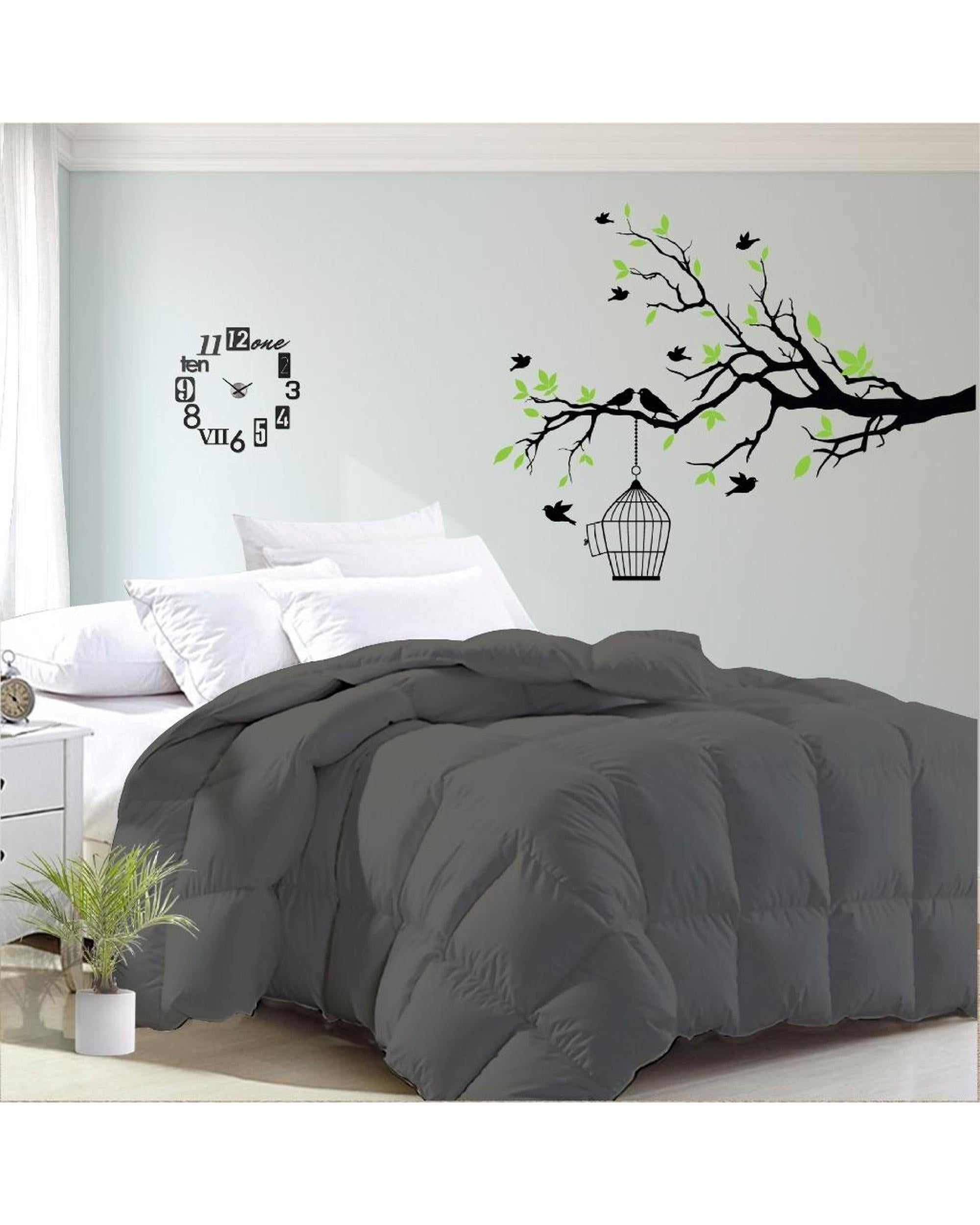 Luxor Australian Made Summer Grey 200GSM Bamboo Blend Quilt Luxor