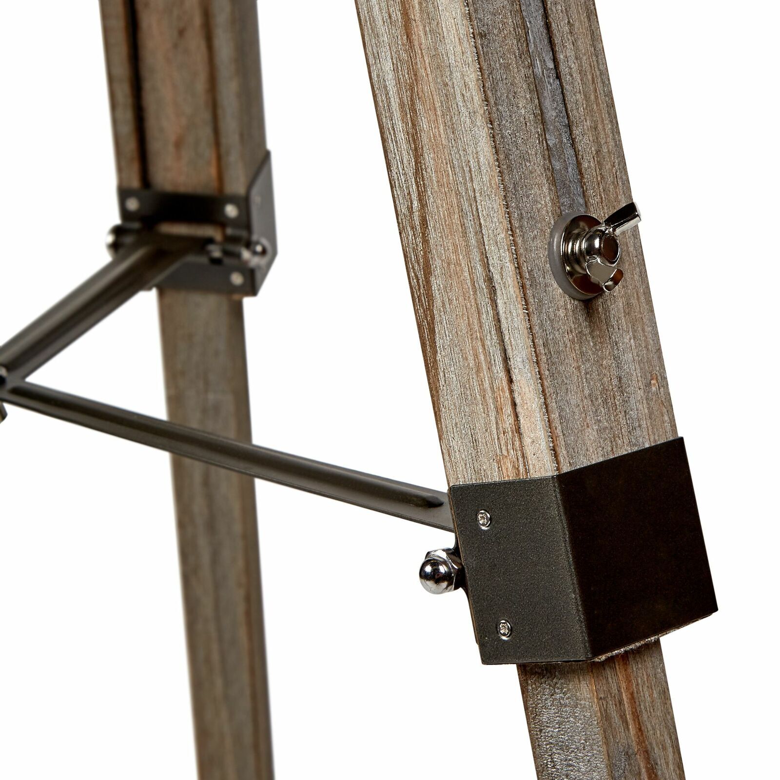 153cm Nautical Tripod Floor Lamp w Matte Grey Lamp Head Searchlight Spot Light Big Bedding Australia