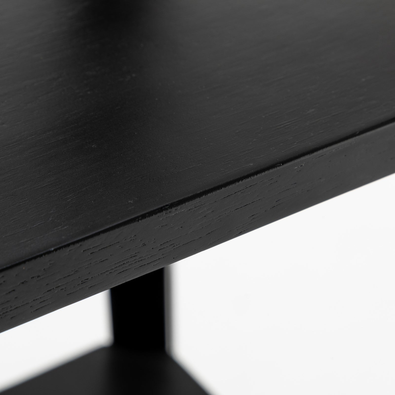 Eiffel 3 Tier Natural Wood Floor Lamp w/ Storage Shelves + Off White Linen Shade Big Bedding Australia