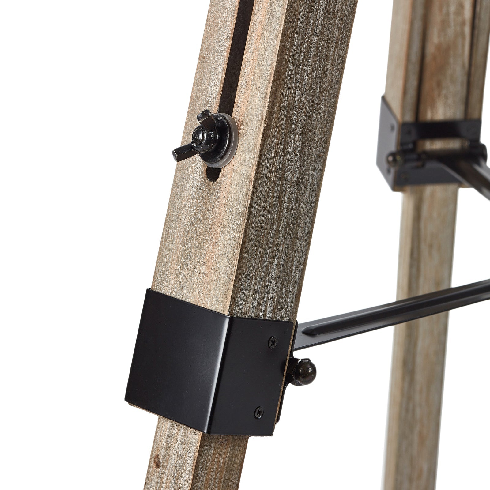 LARGE TRIPOD FLOOR LAMP Linen Shade Modern Light Retro Vintage Wooden Big Bedding Australia